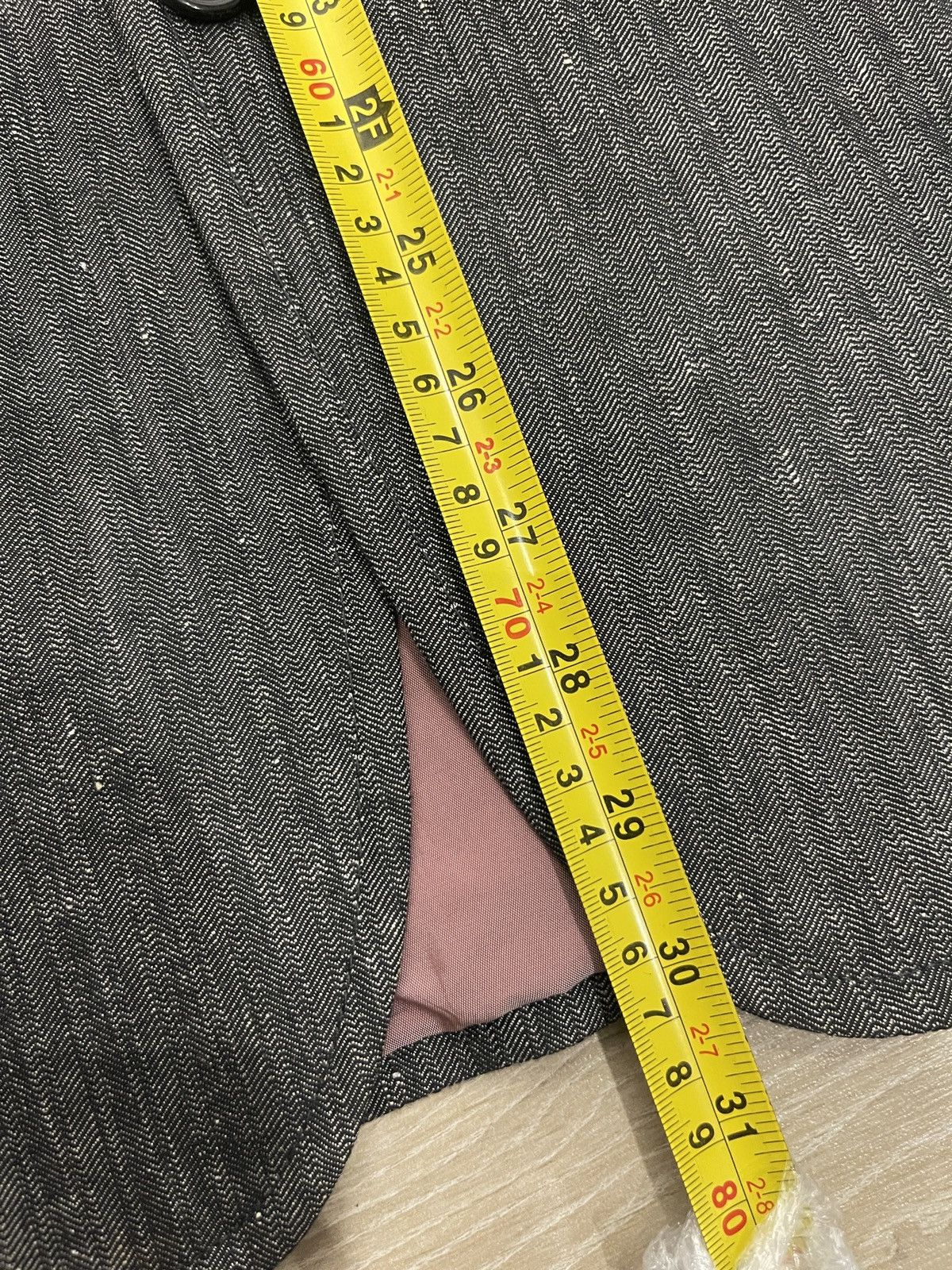 Hugo Boss HUGO BOSS "Bodega" Linen-Cotton Herringbone Blazer jacket 38 Size 38R - 13 Thumbnail