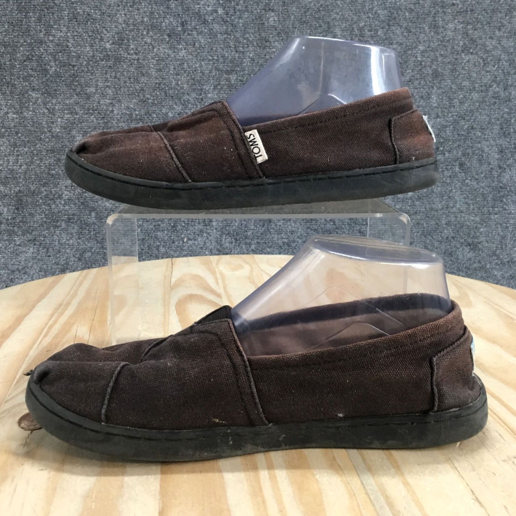 Toms TOMS Shoes Mens 5 Slip On Sneakers Brown Round Toe Low Top Casual Flats Shoes 10010530 Size S / US 4 / IT 40 - 2 Thumbnail