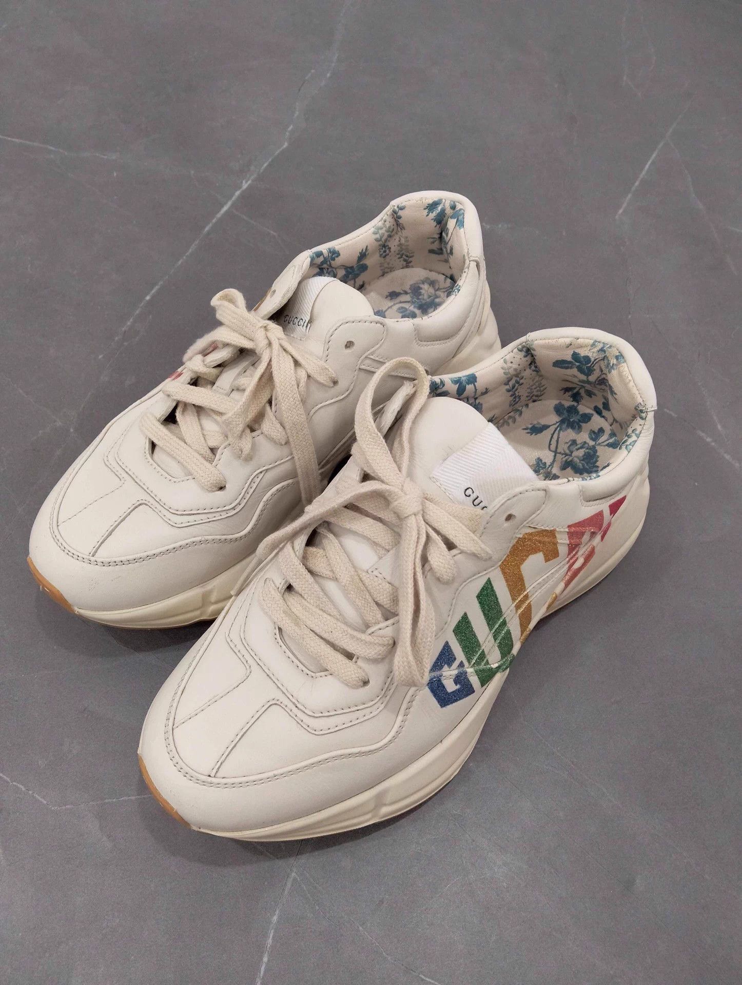 Gucci Gucci 95 New Rainbow Logo Dad Shoe 36 Size US 6 / IT 36 - 1 Thumbnail