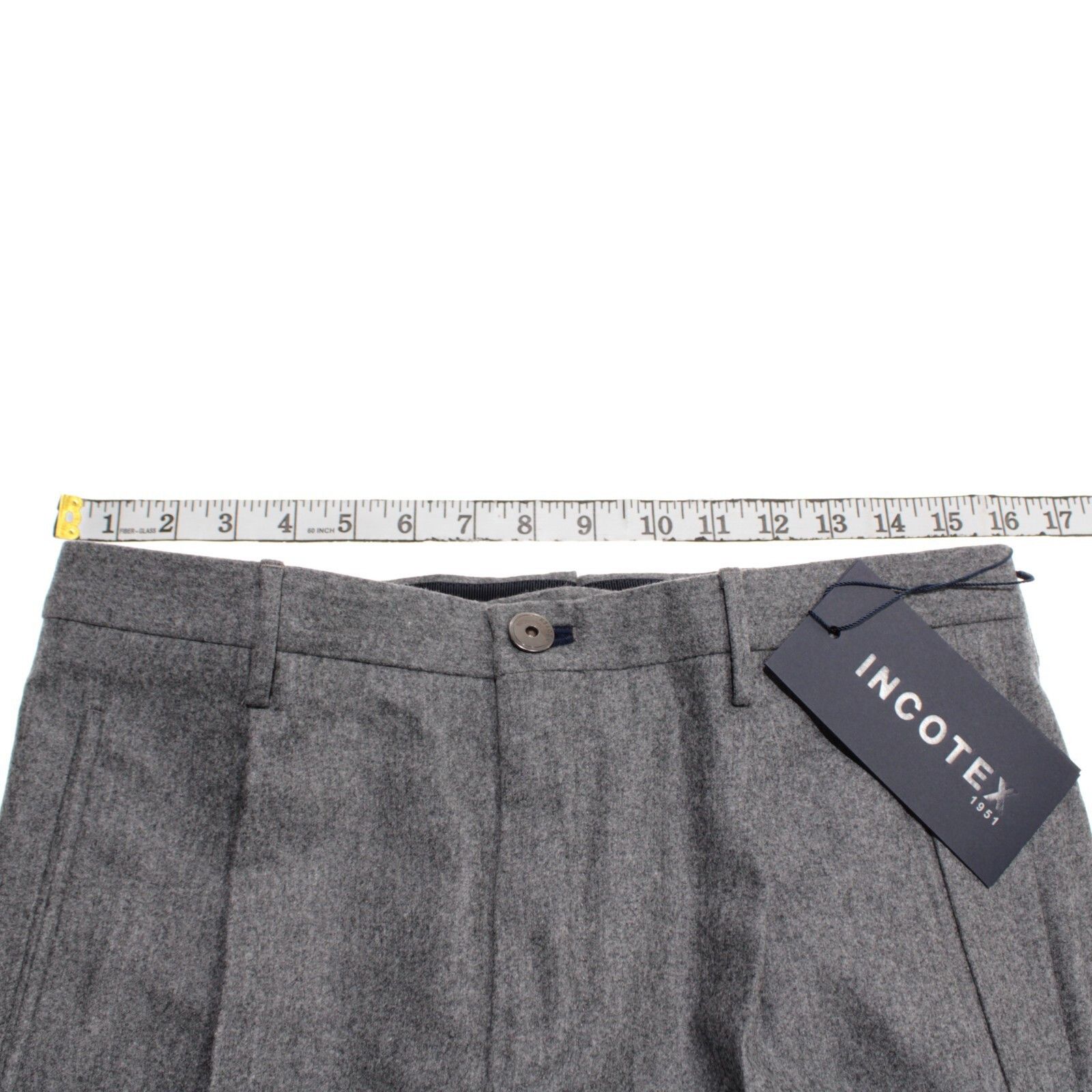 Incotex INCOTEX New with tags Dress Pants Size 30 US In Gray Size US 30 / EU 46 - 4 Thumbnail