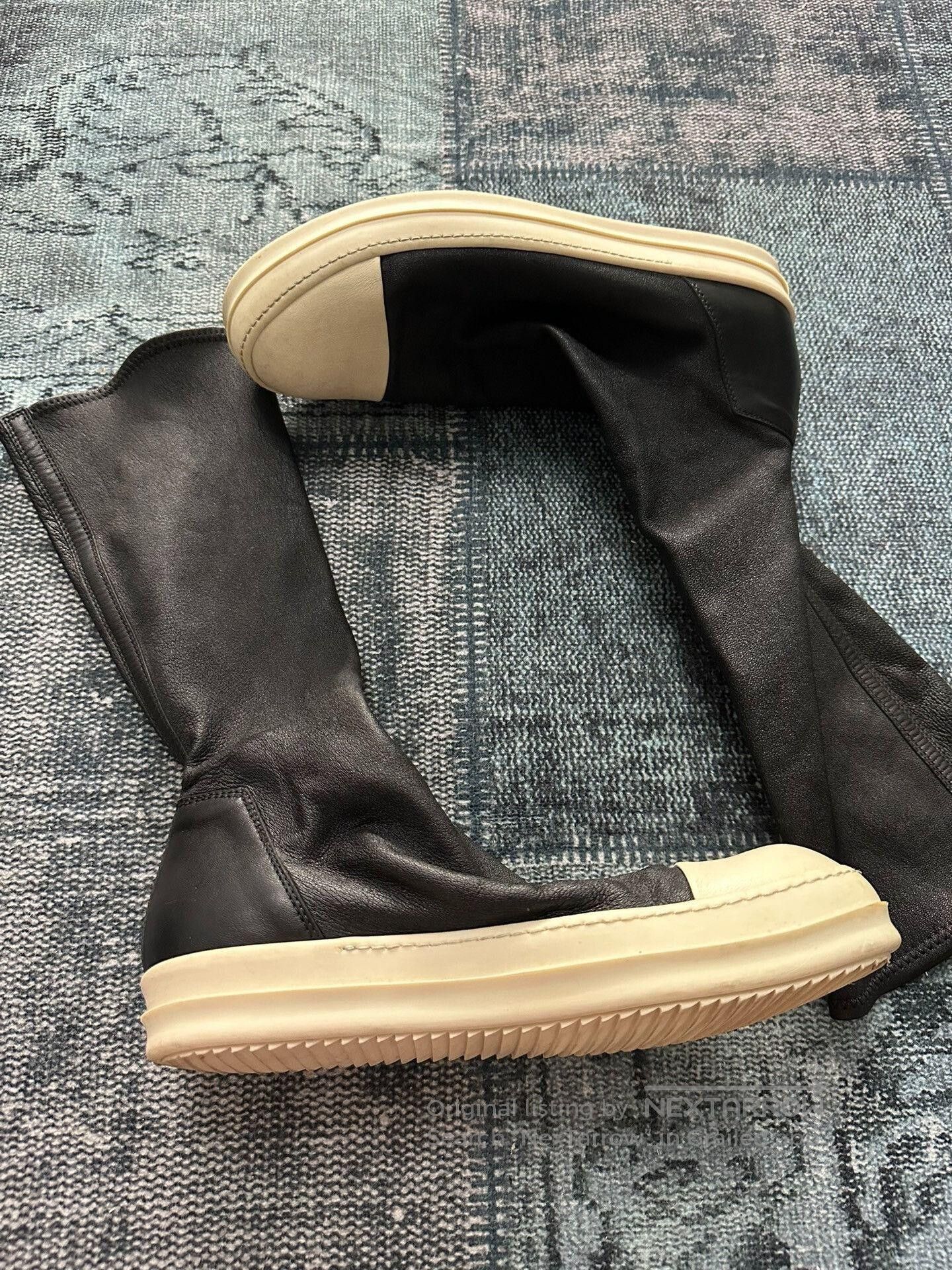 Rick Owens × Rick Owens Drkshdw Rick Owens Kiss Boots Size 43.5