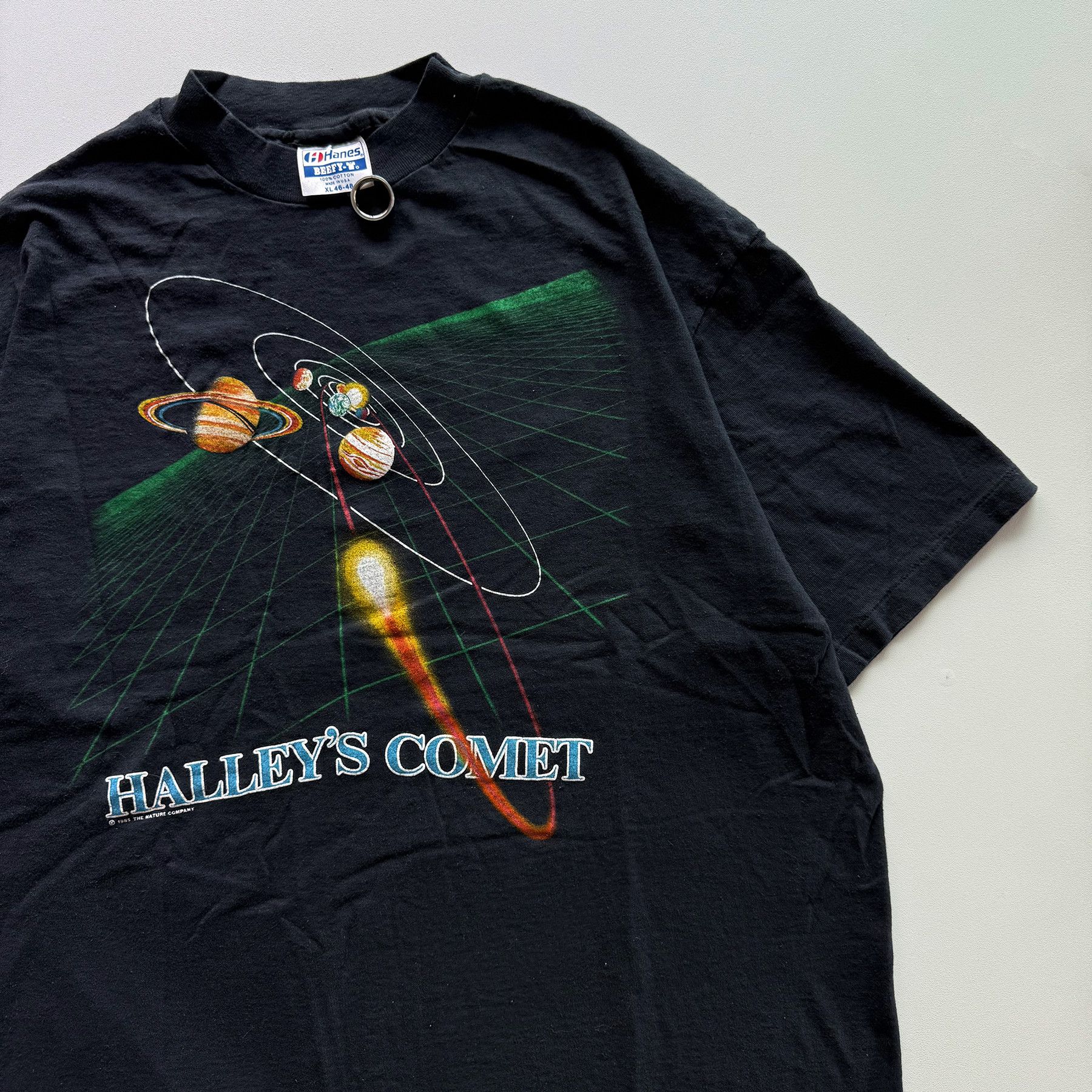 Vintage 1985 Vintage Halley's Comet NASA SETI Tee Size US XL / EU 56 / 4 - 2 Thumbnail