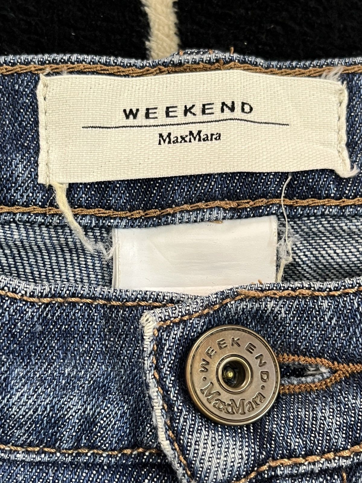 The Weeknd Vintage Weekend Maxmara Baggy Denim Size US 33 - 8 Thumbnail