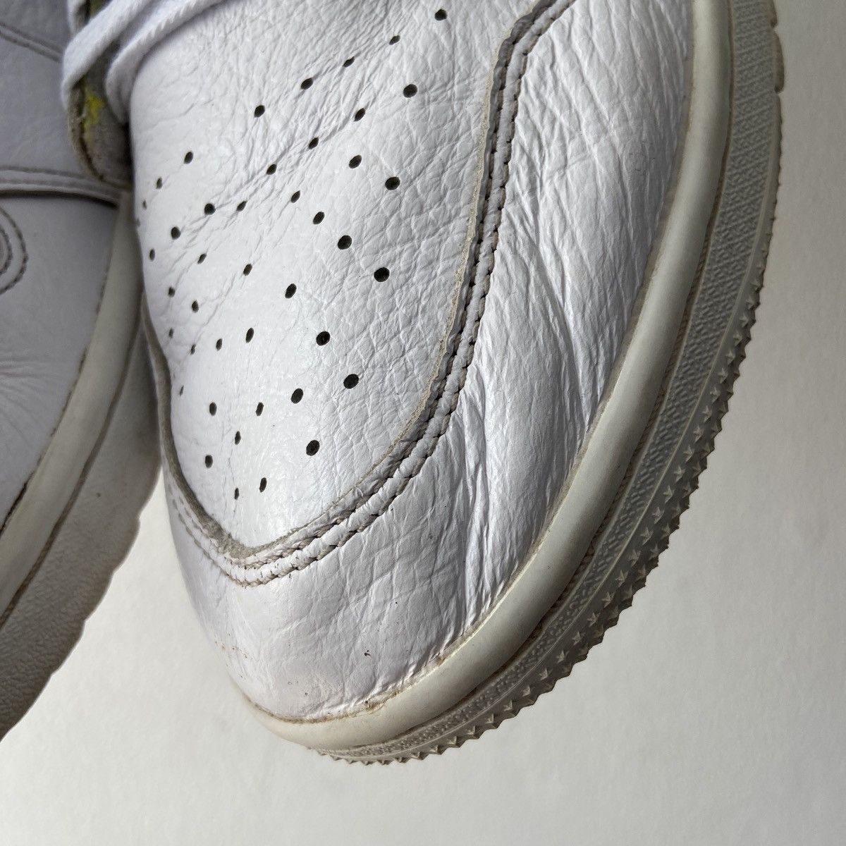 Jordan Brand Jordan 1 Retro Low Golf Triple White Size US 11.5 / EU 44-45 - 9 Thumbnail
