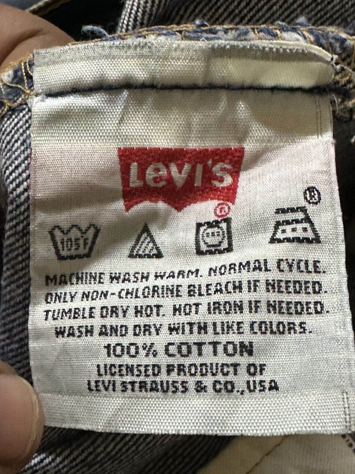 Levi's Vintage Clothing Vintage Levi’s 501 Faded Ripped Distressed Denim Size US 30 / EU 46 - 7 Thumbnail
