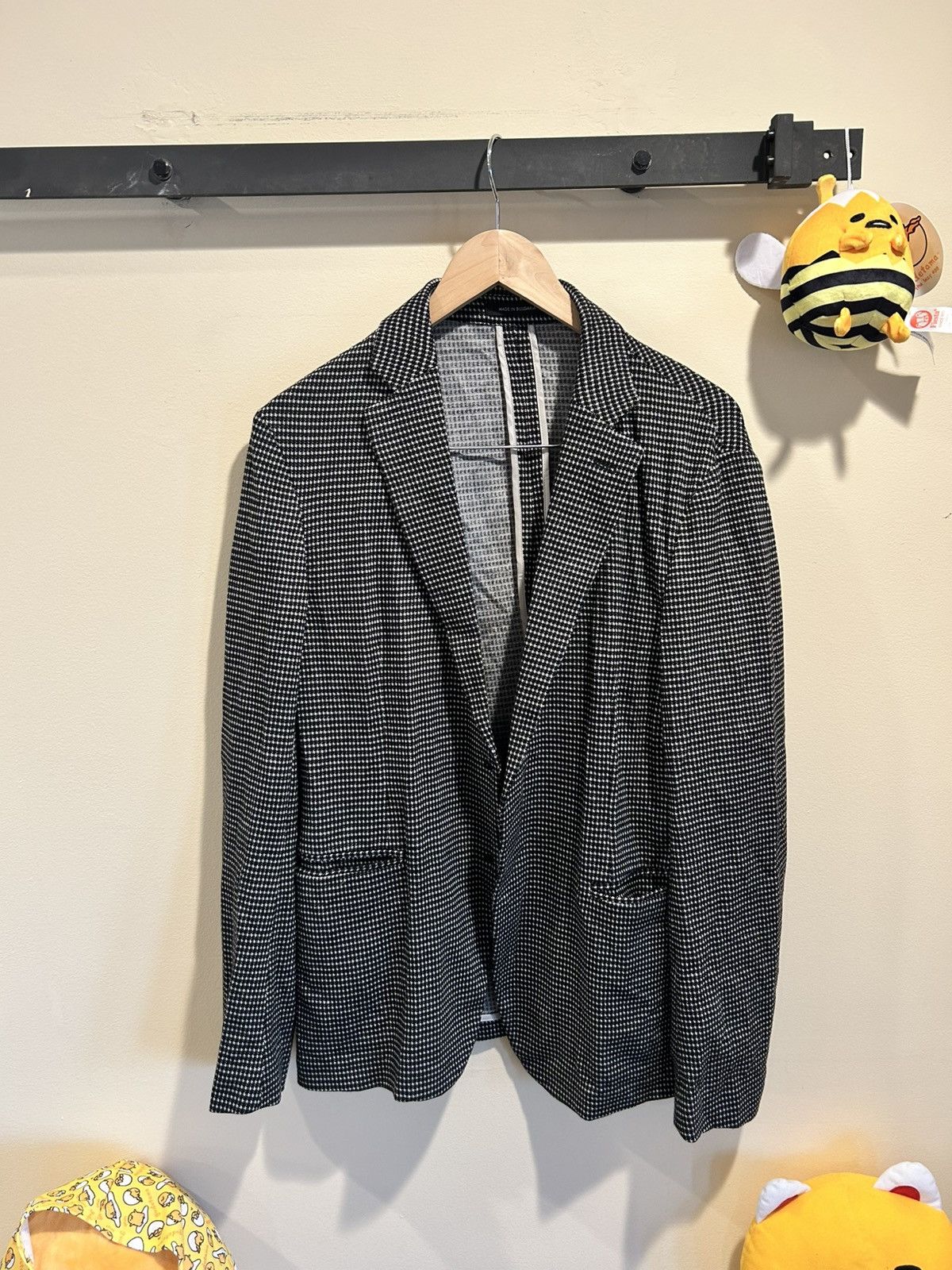 Emporio Armani Houndstooth Emporio Armani Blazer Size 42R - 1 Thumbnail