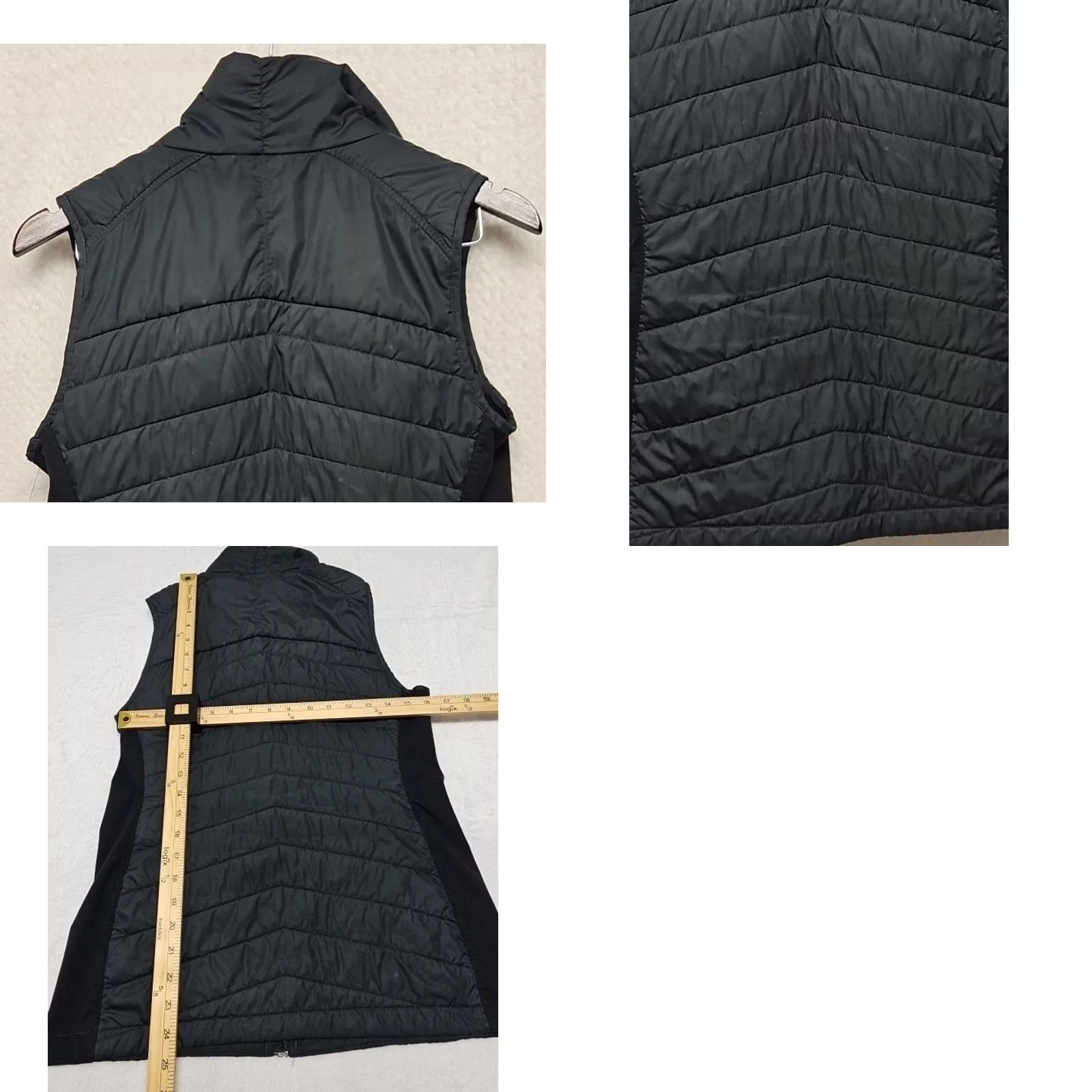 Vintage Columbia Vest Womens Black Quilted Insulated Lightweight Zip Mid-Length Outerwear Puffer Size M / US 6-8 / IT 42-44 - 8 Thumbnail