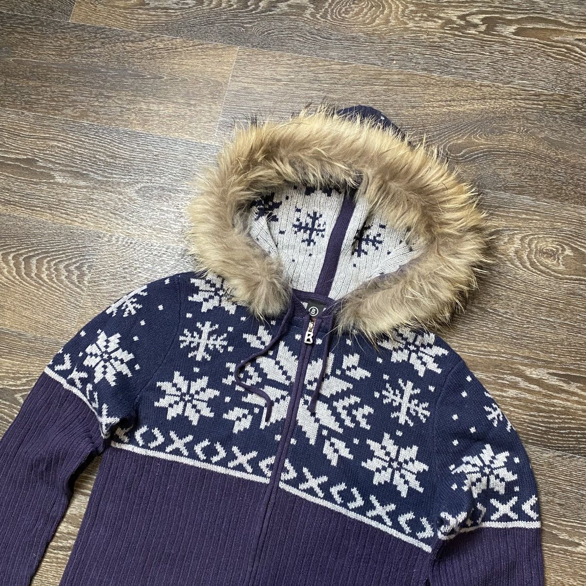 Bogner Y2K Bogner Faux Fur Zip Up Hoodie Cyber Size S/M Size M / US 6-8 / IT 42-44 - 2 Thumbnail
