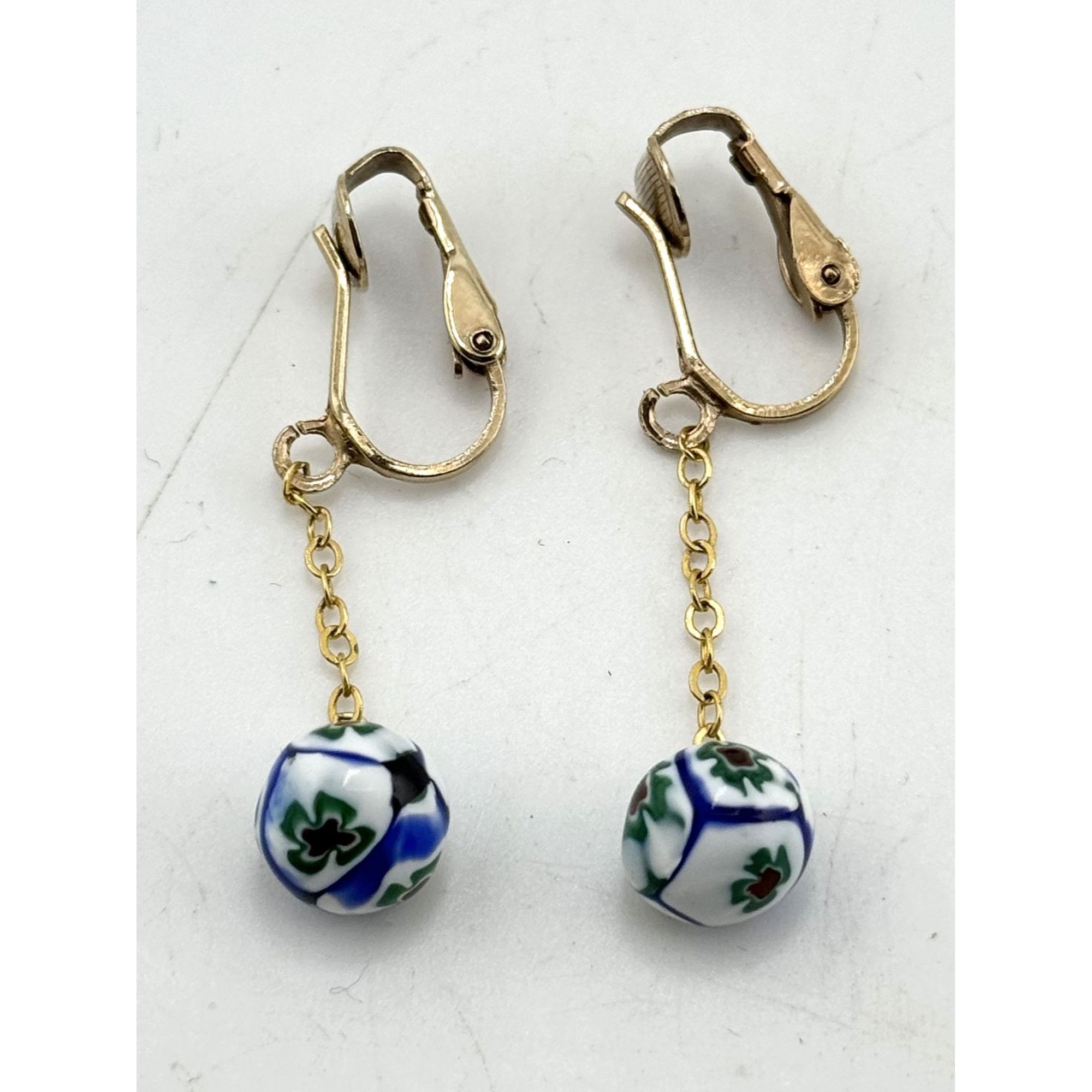 Vintage Vintage Murano glass chain earrings Size ONE SIZE - 1 Thumbnail