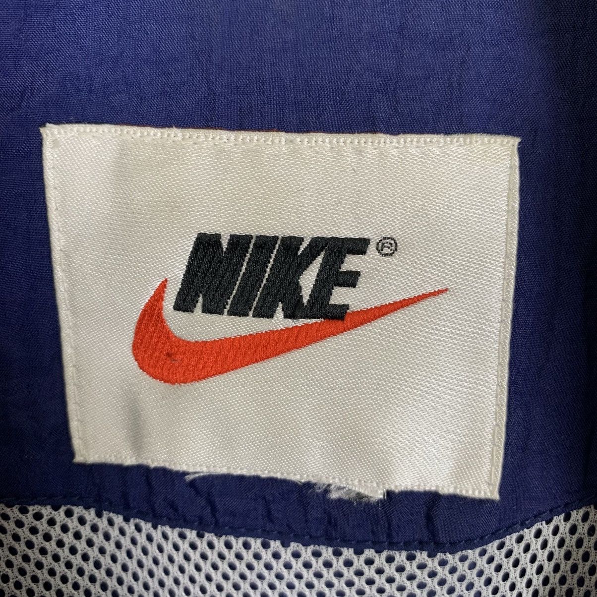 Nike × Vintage Vintage 90s Nike Swoosh Small Logo Windbreaker Nike Zipper Size US XL / EU 56 / 4 - 11 Thumbnail