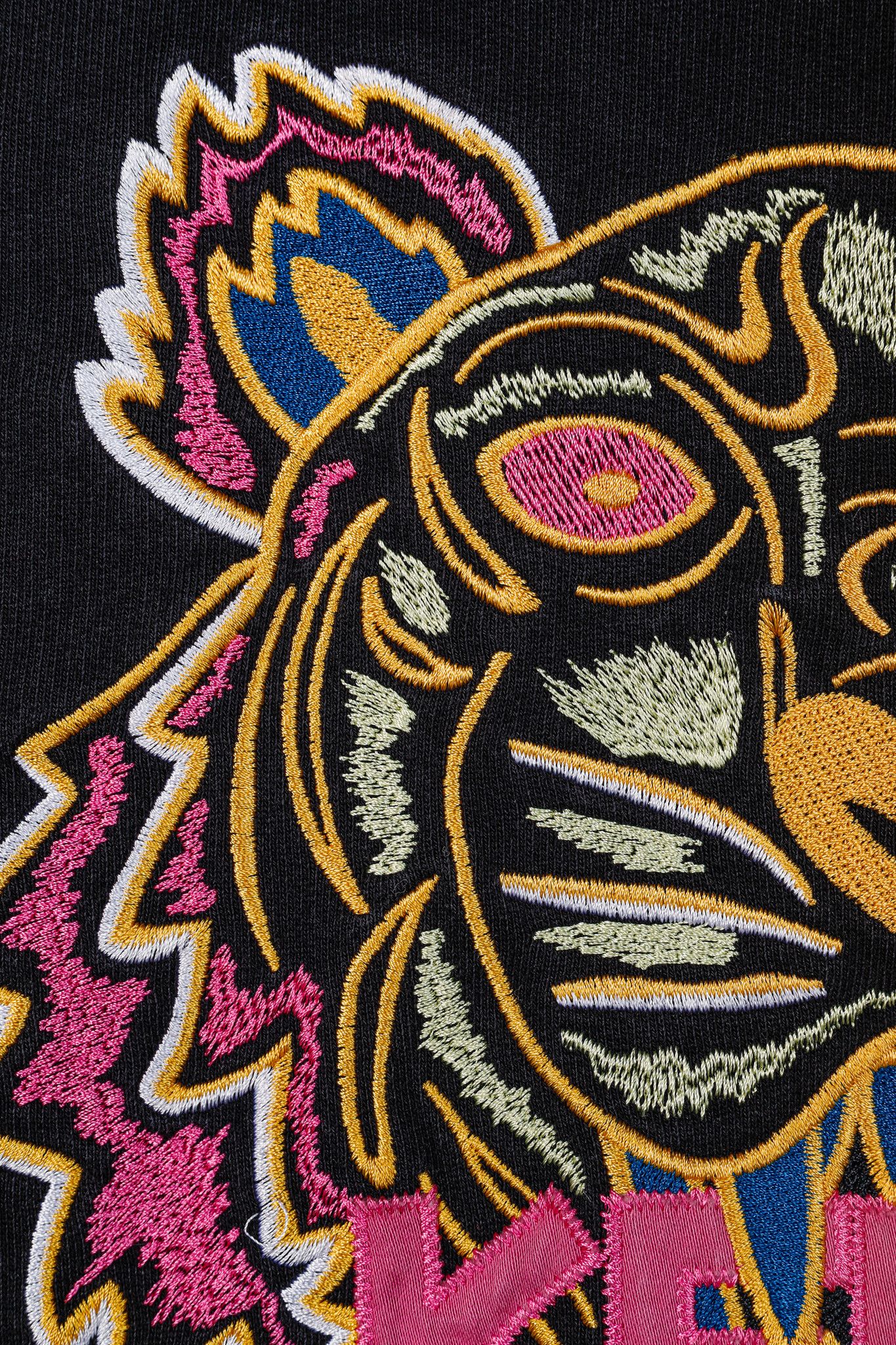 Kenzo KENZO The Light Embroidered Tiger Brushed Cotton Sweatshirt Size M / US 6-8 / IT 42-44 - 8 Thumbnail