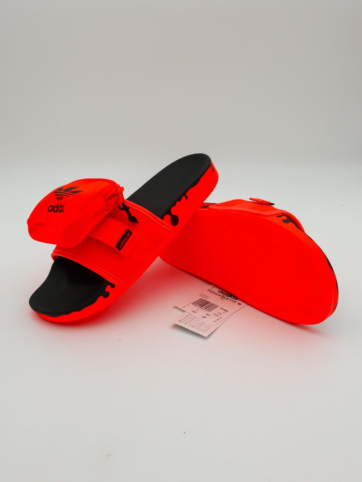 Adidas adidas Pouchylette Women Slides – GY1009 – Solar Red – BNIB Size US 9 / IT 39 - 3 Thumbnail