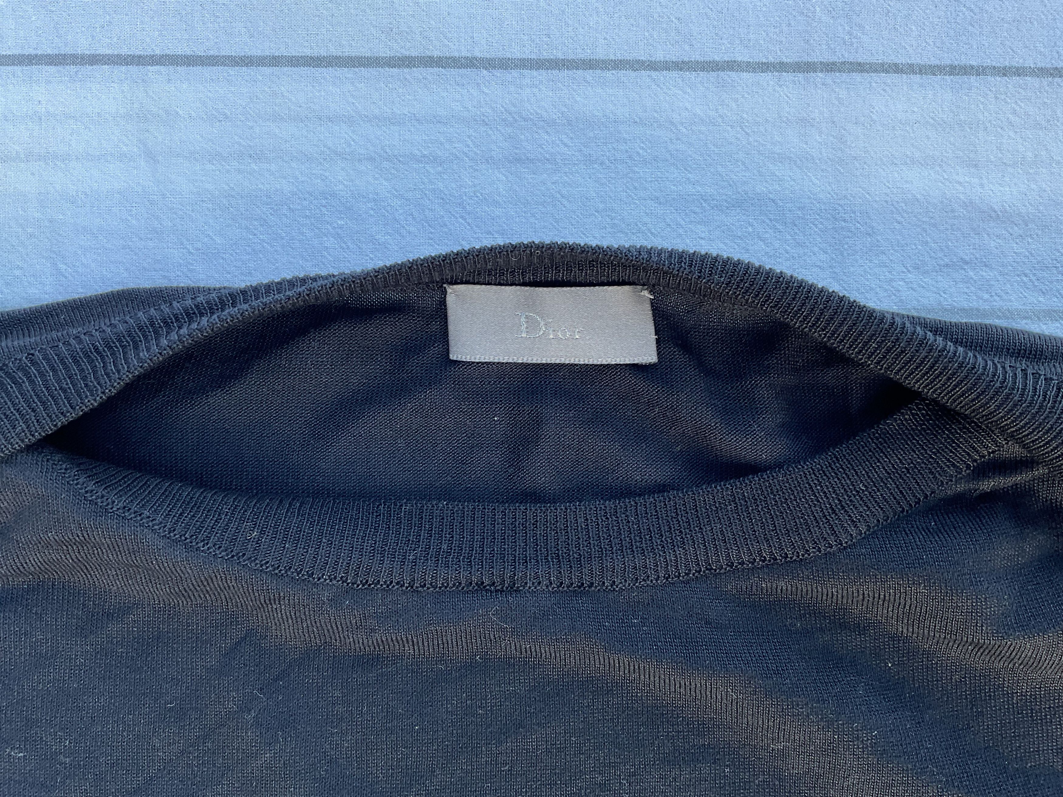 Dior Dior Homme 2005 Silk Sweater Size XS Size US XS / EU 42 / 0 - 3 Thumbnail
