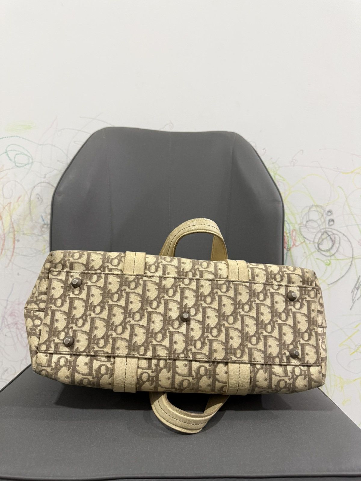 Christian Dior Monsieur Vintage Christian Dior Embroidery Floral Shoulder Tote Bag Size ONE SIZE - 5 Thumbnail