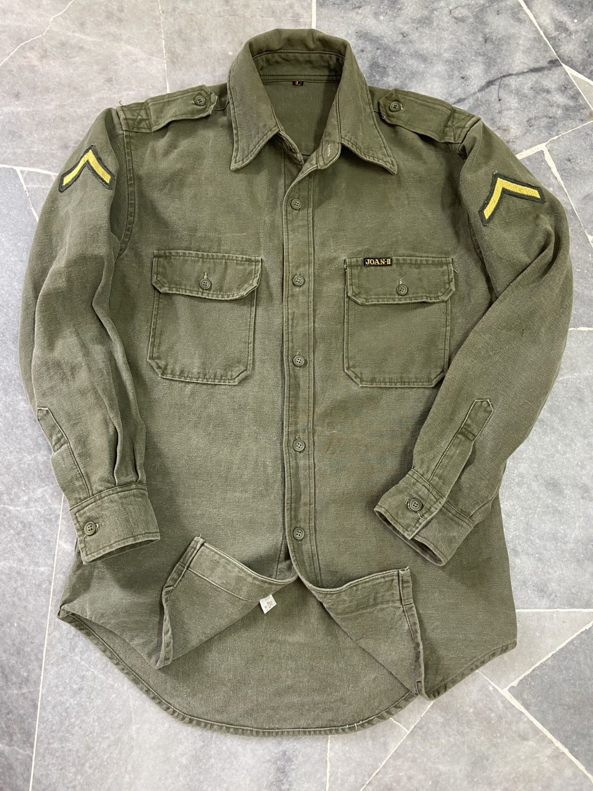 Vintage Joan USMC Military Shirt
