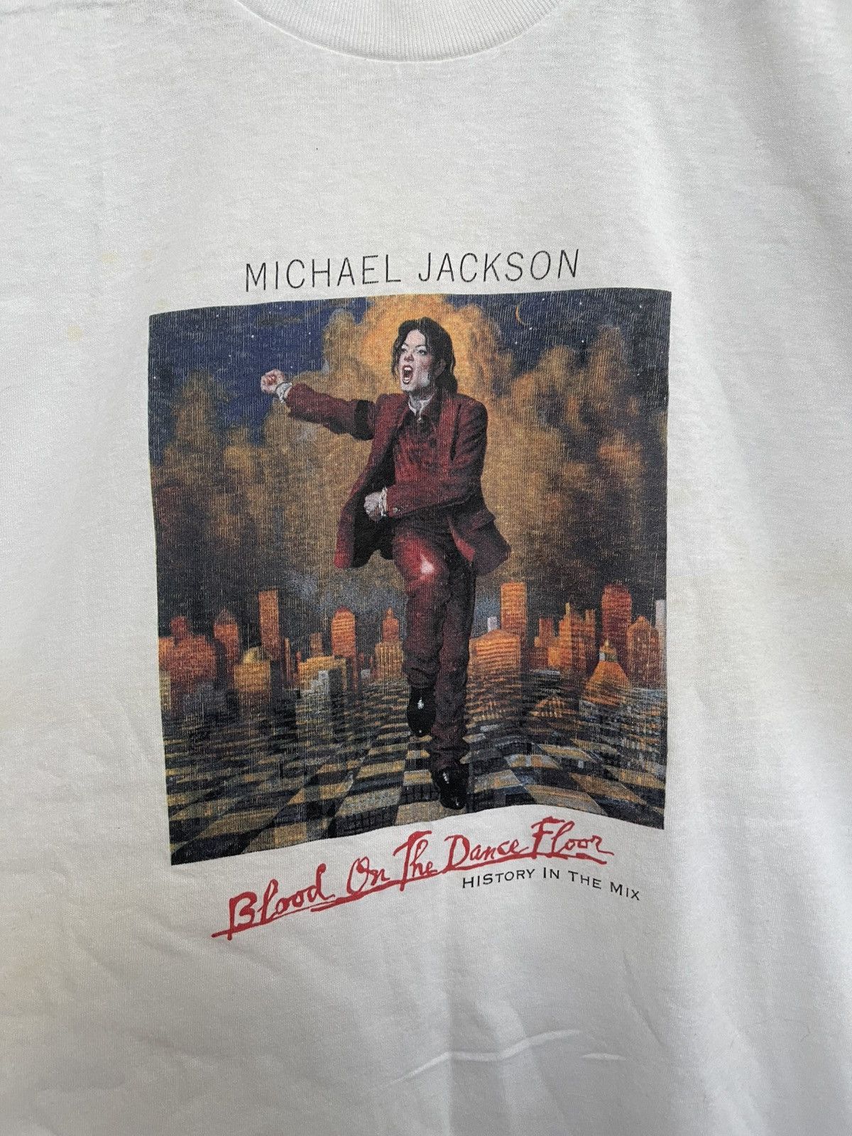 Michael Jackson Michael Jackson Blood On The Dance Floor Vintage T-Shirt 90s Size US L / EU 52-54 / 3 - 6 Thumbnail