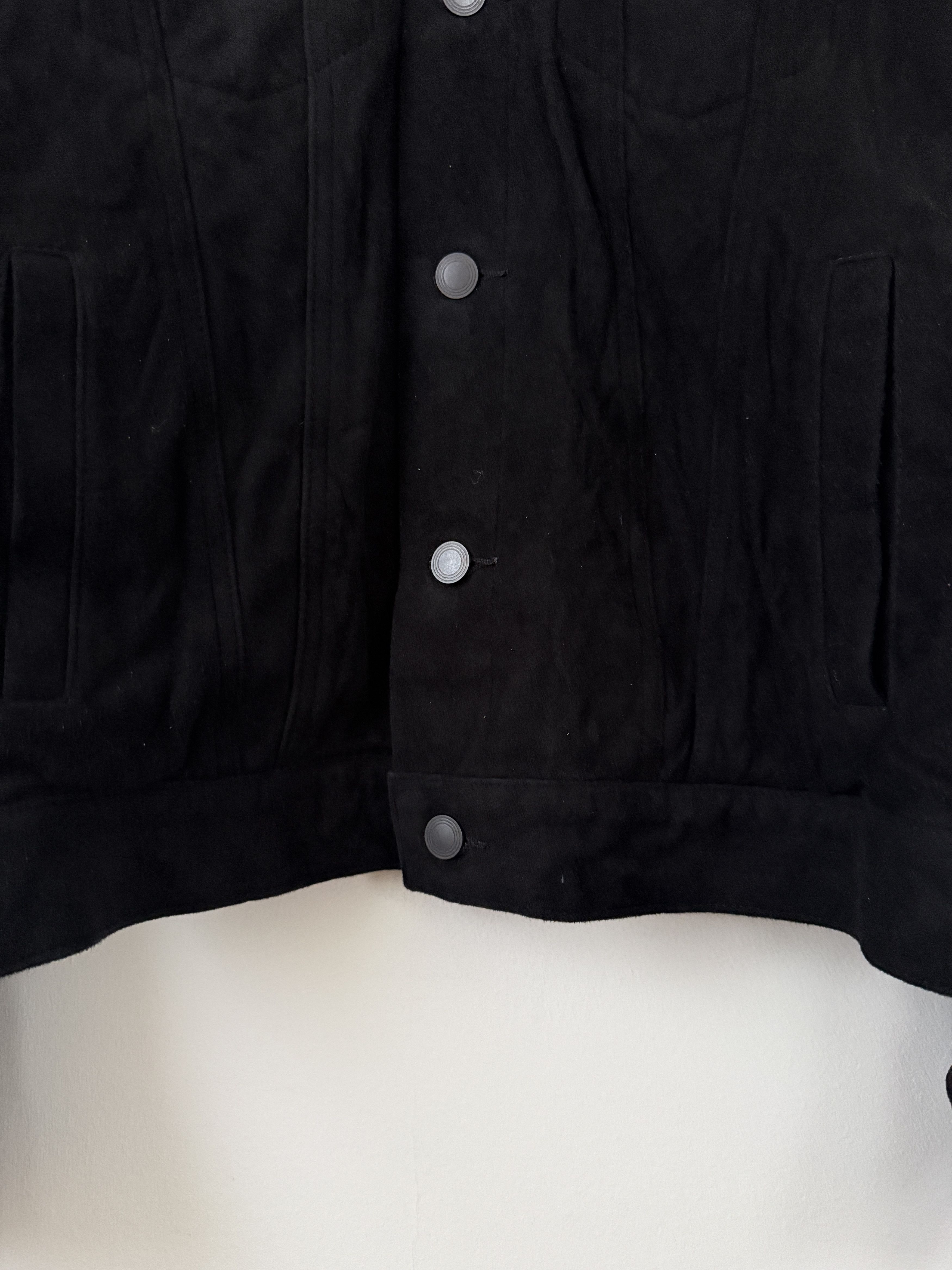 John Elliott Lamb Leather Trucker Jacket Size US L / EU 52-54 / 3 - 9 Thumbnail