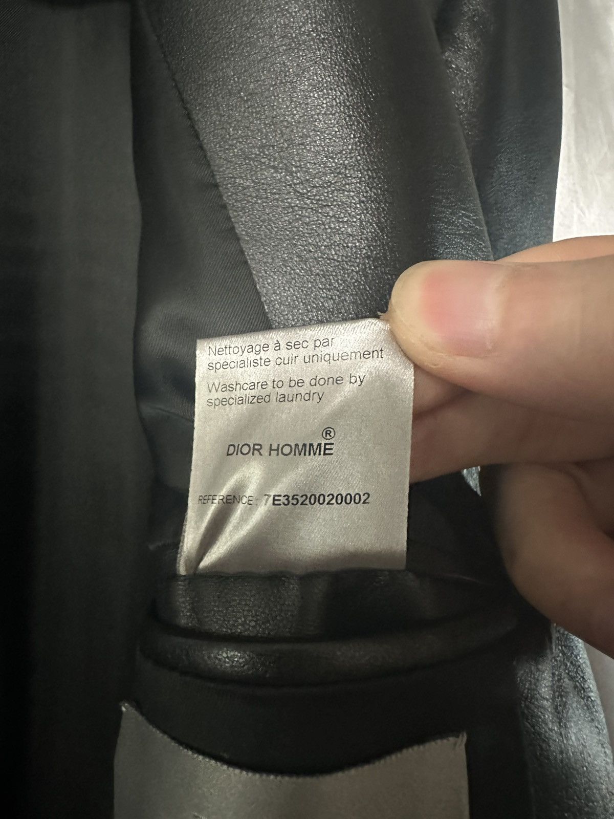 Dior Dior Homme Hedi Slimane French Made Leather Jacket Size US S / EU 44-46 / 1 - 4 Thumbnail