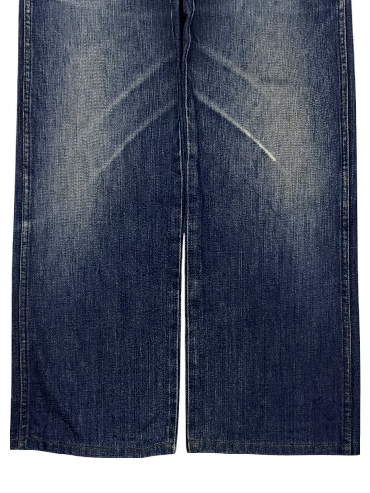 Wrangler Vintage Wrangler 11MWZ Japan Denim Jeans | Wide Straight W32 Size US 32 / EU 48 - 6 Thumbnail