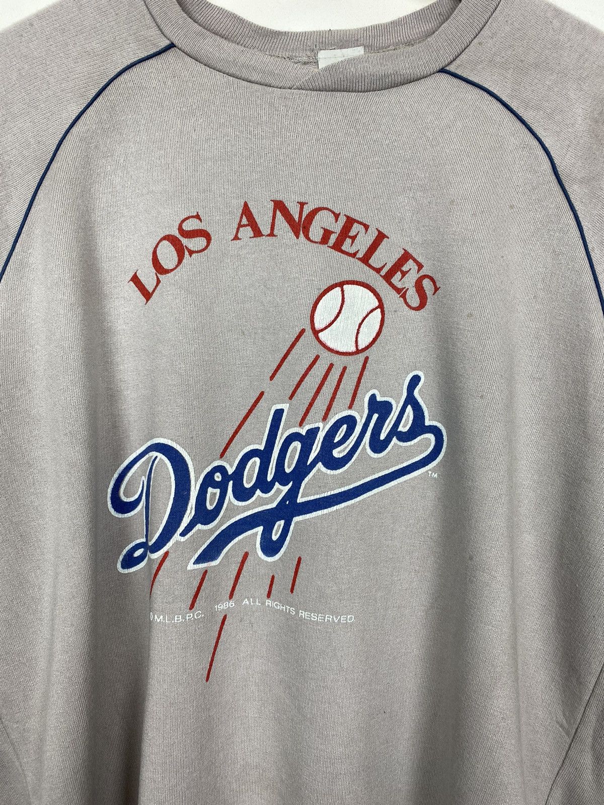 MLB Vintage MLB Los Angeles Dodgers 1986 Sweatshirt Old Crewneck Size US L / EU 52-54 / 3 - 3 Thumbnail