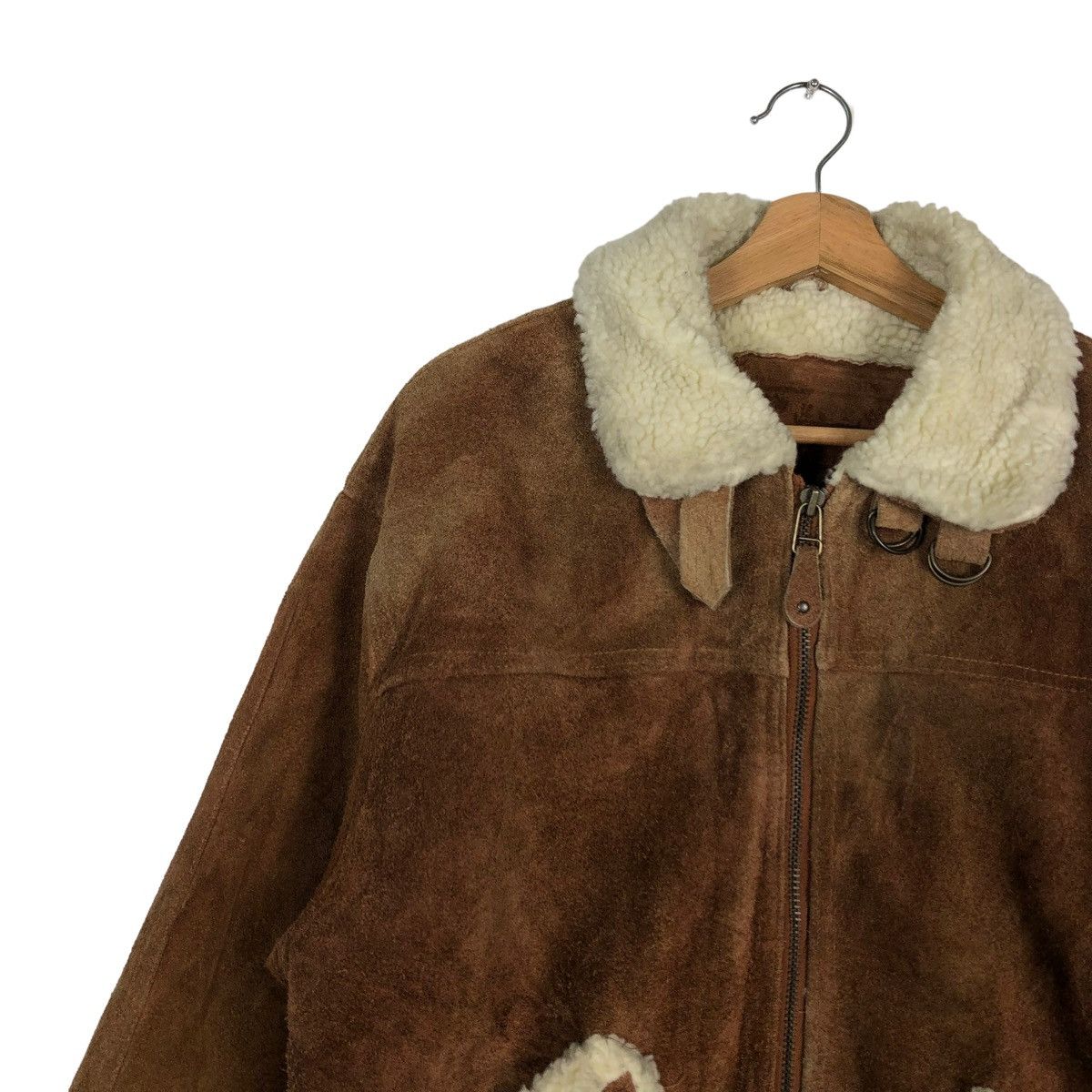 Japanese Brand 🔥90’s Vintage Biker Leather Jacket Muy Bill Mink Fur Lining Size US M / EU 48-50 / 2 - 3 Thumbnail