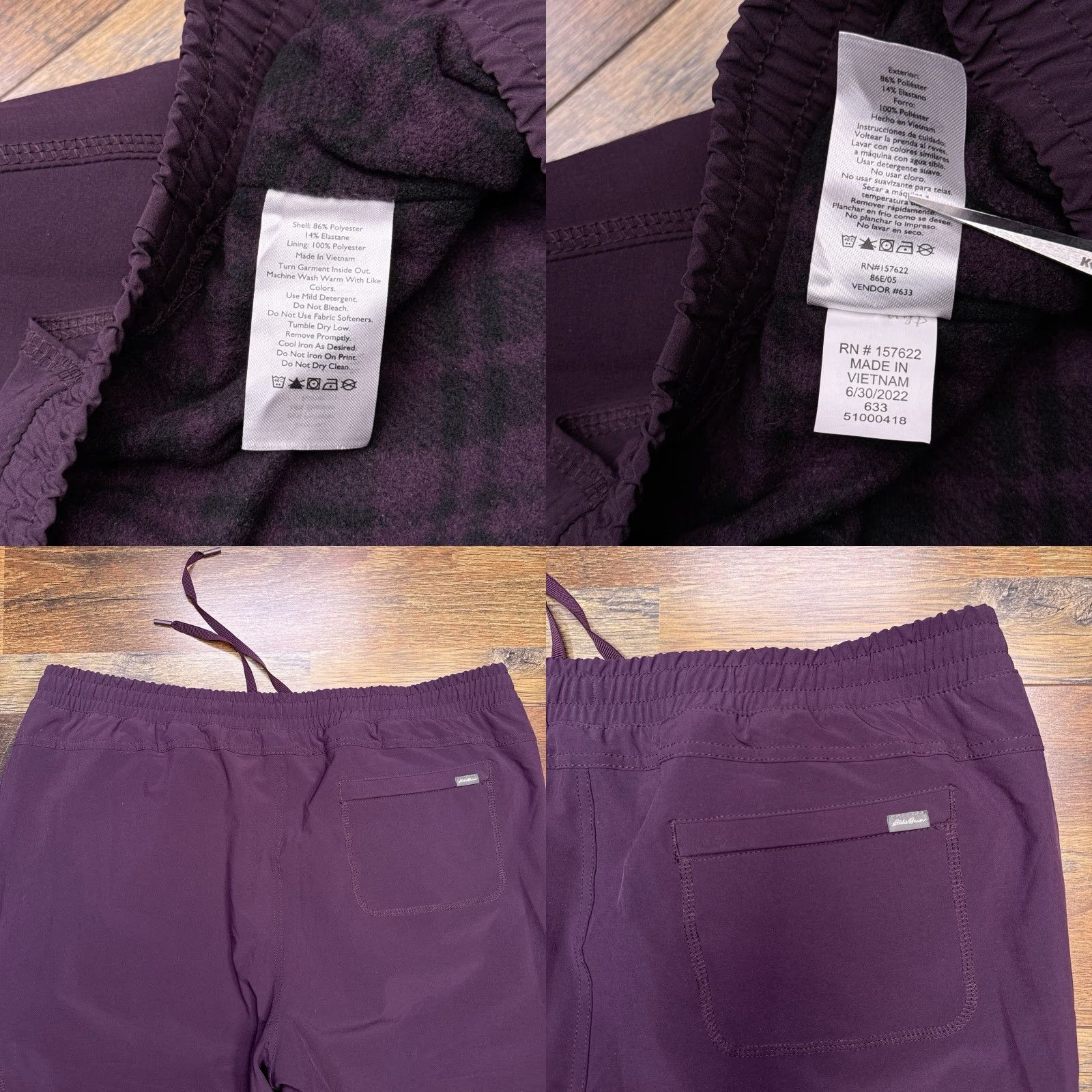 Eddie Bauer Eddie Bauer Women's Purple High Rise Stretch Cargo Pants Size 16 User: Eddie Bauer Women's Purple High Rise Stretch Cargo Pants Size 16 Size 38" / US 16 / IT 52 - 8 Thumbnail