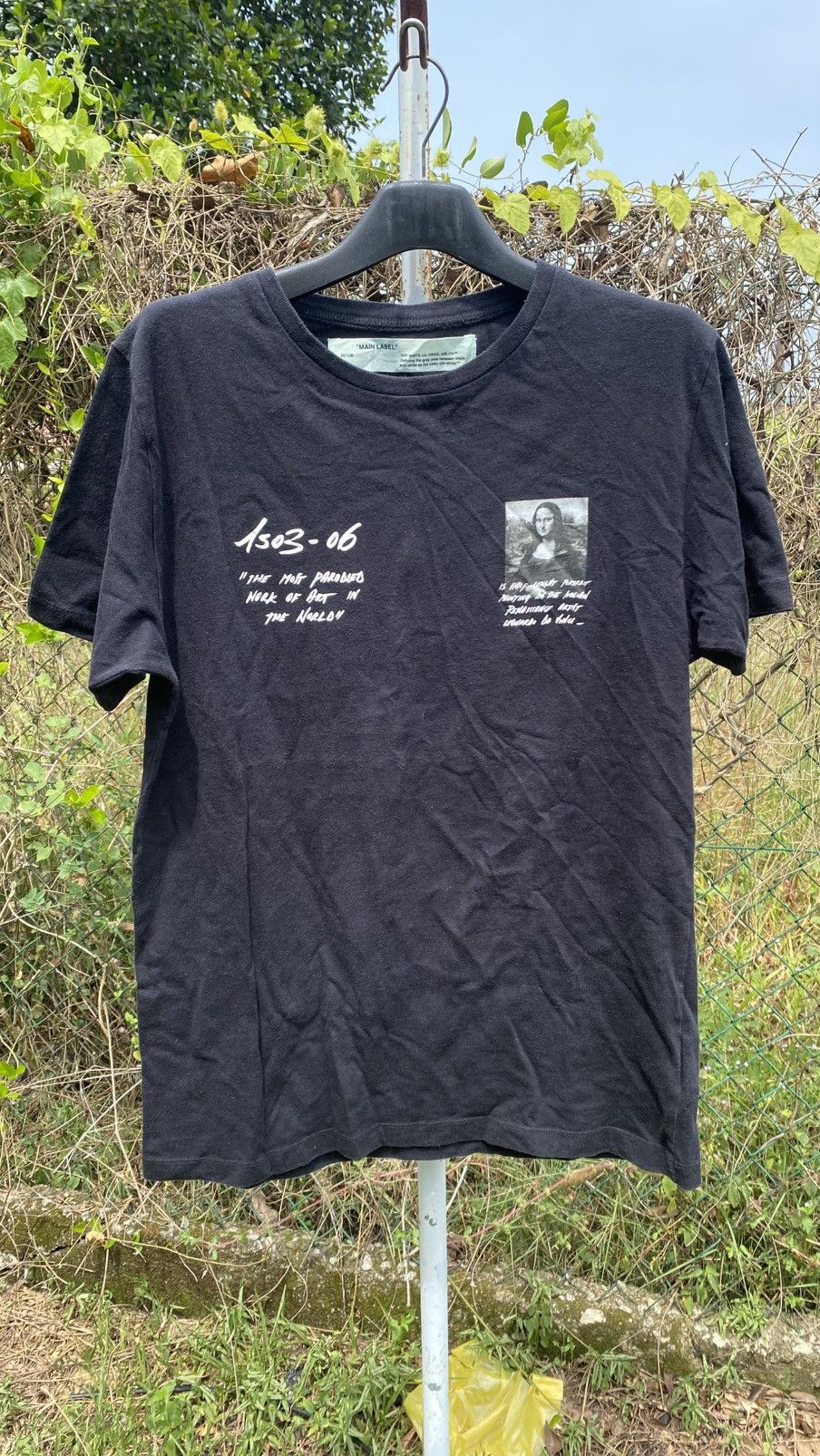 Off-White Off-White Mona Lisa Tee 2013 Rare Archive Size US M / EU 48-50 / 2 - 1 Thumbnail