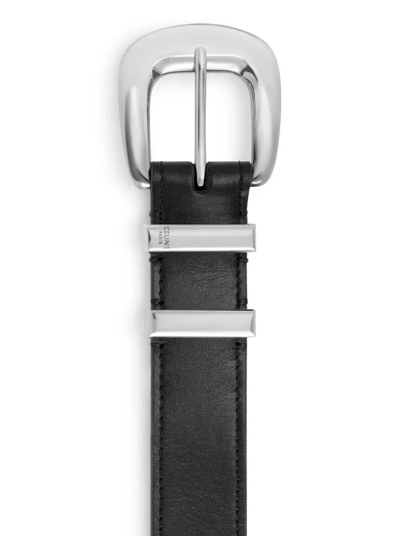 Celine CELINE $660 Black Medium Western Belt New & Authentic Size ONE SIZE - 2 Thumbnail