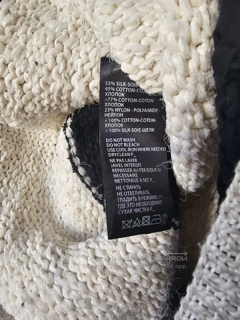 Ann Demeulemeester Ann Demeulemeester Silk Blend Sweater Coat. Size US S / EU 44-46 / 1 - 7 Thumbnail