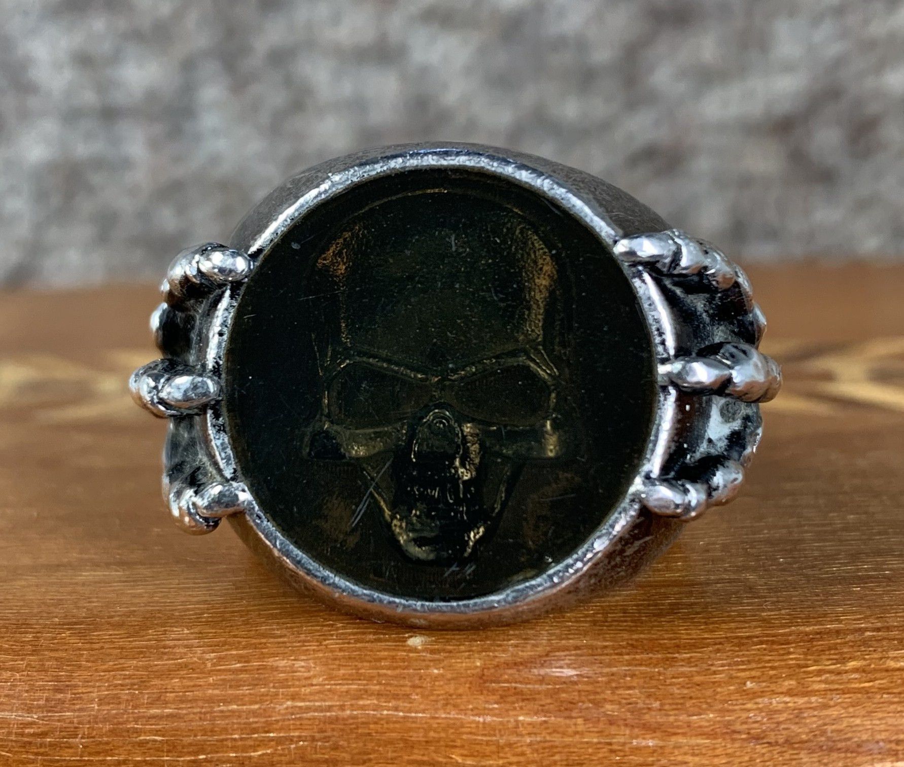 Number (N)ine S/S 2006 Number (N)ine Silver Skull Ring Size ONE SIZE - 2 Thumbnail