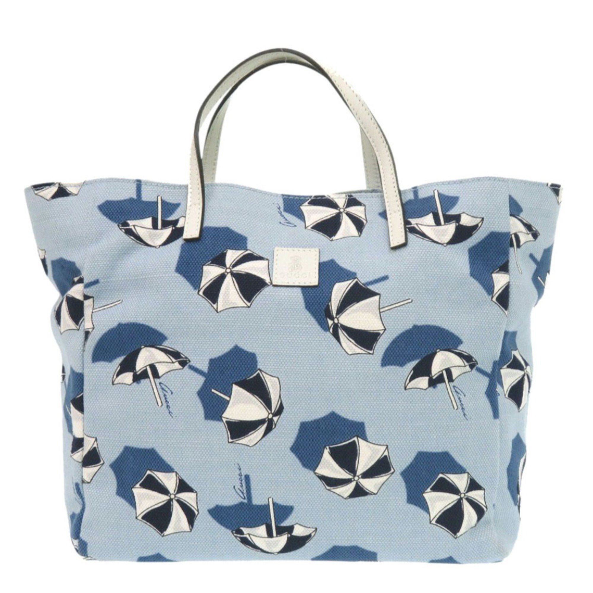 Gucci Children's 284721 Canvas Blue Tote Bag Light Blue 0534 GUCCI