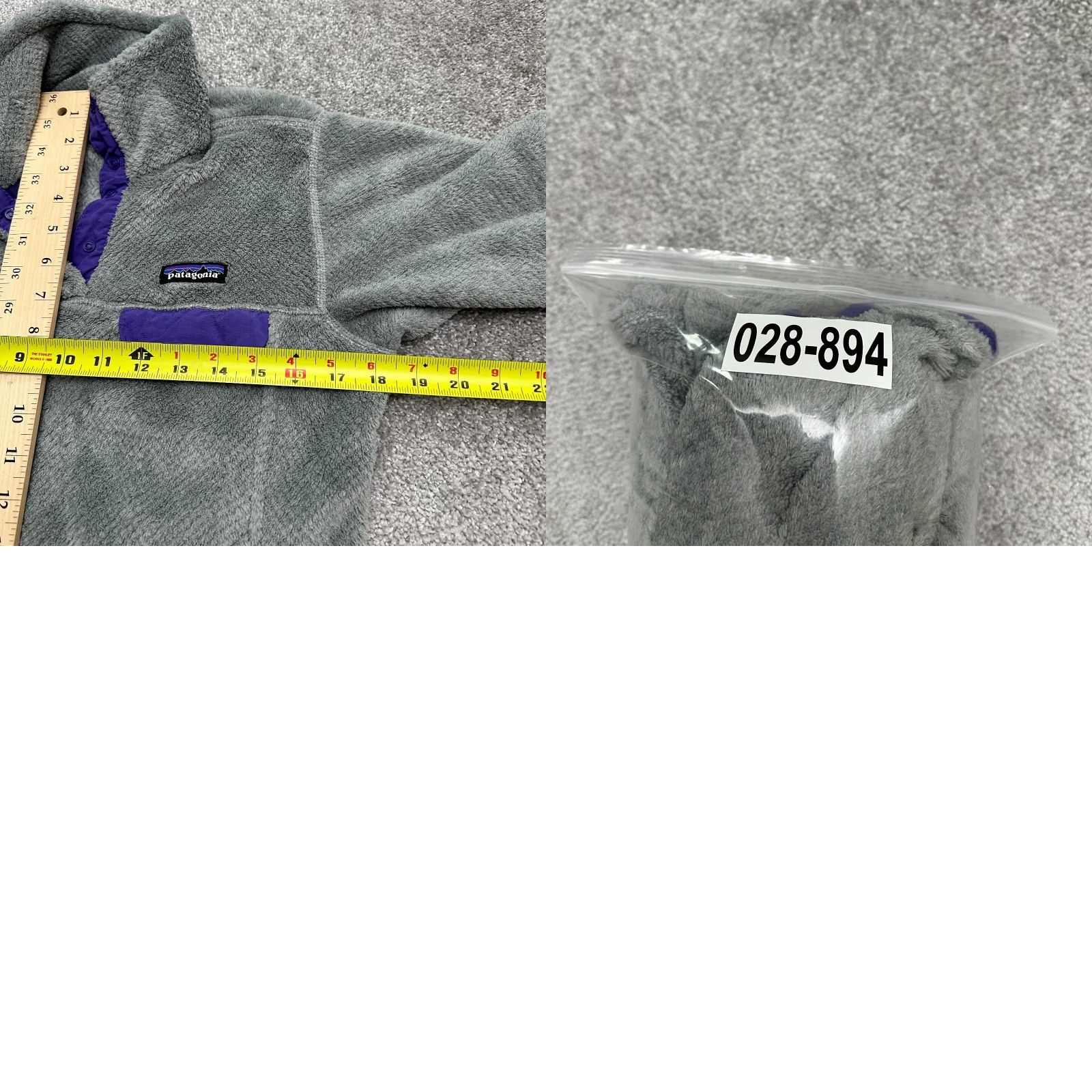 Patagonia Patagonia Jacket Woman Small Gray Purple 1/4 Snap Fleece Re-Tool Mid-Length Size S / US 4 / IT 40 - 10 Thumbnail