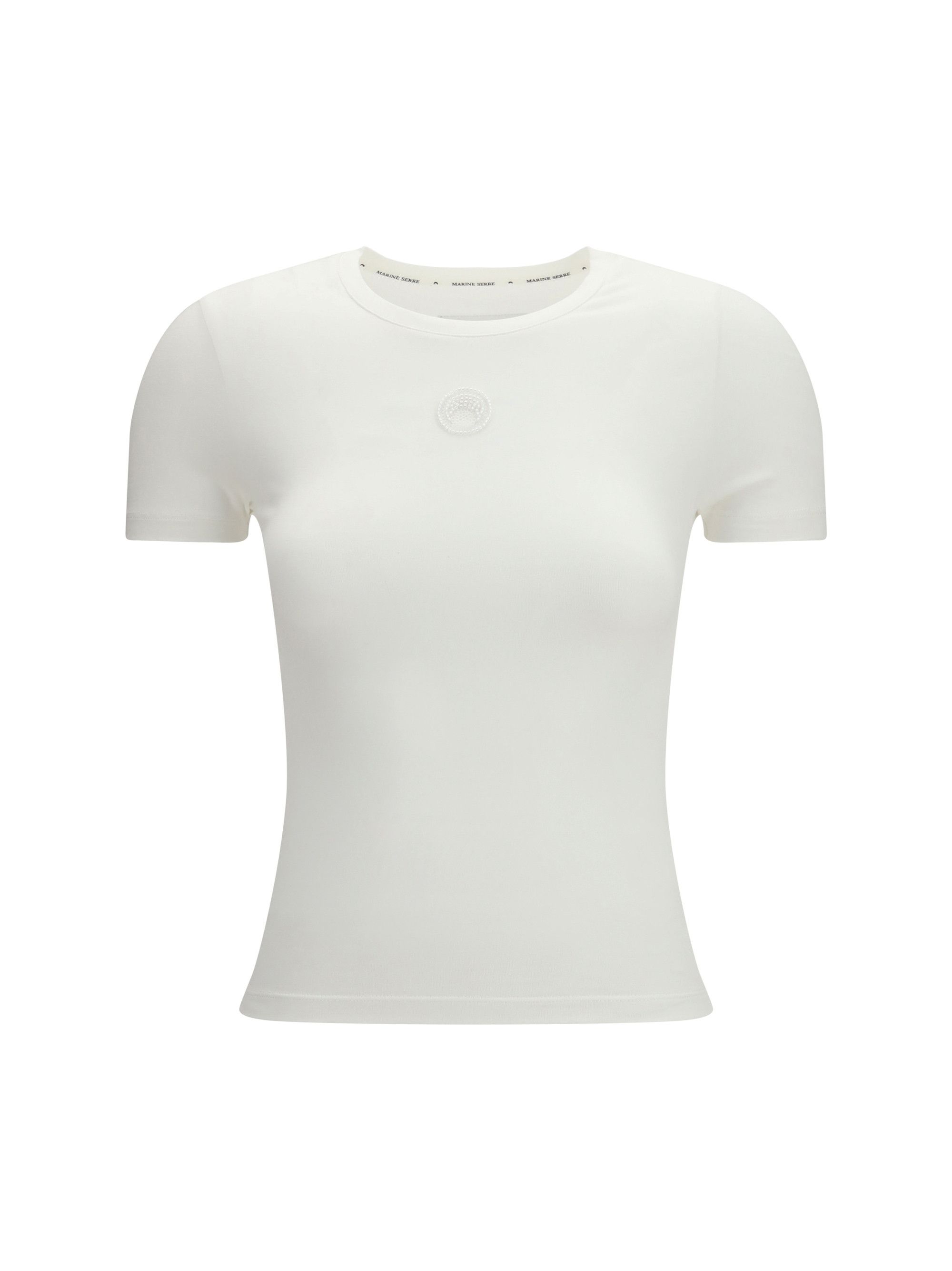 Marine Serre Cotton T-shirt slim fit Size M / US 6-8 / IT 42-44 - 1 Thumbnail