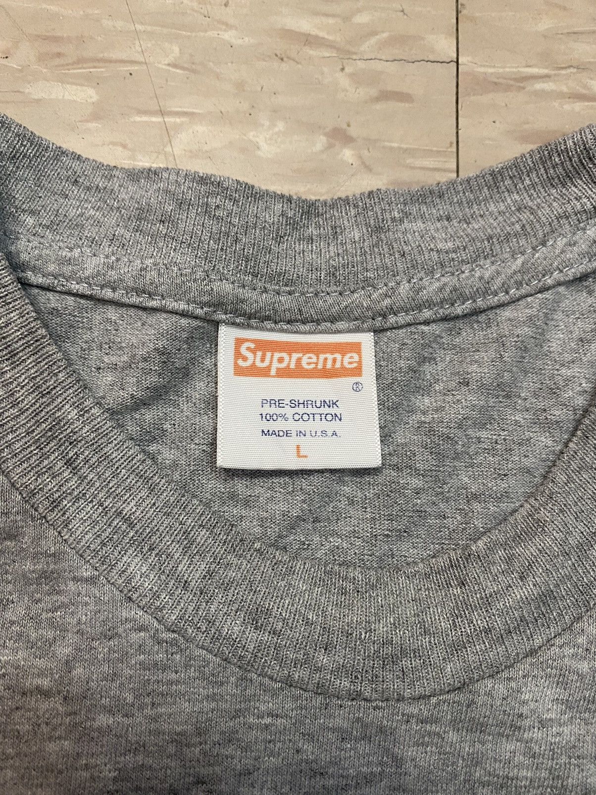 Supreme Vintage supreme lolita/lollipop tee grey Size US L / EU 52-54 / 3 - 3 Thumbnail