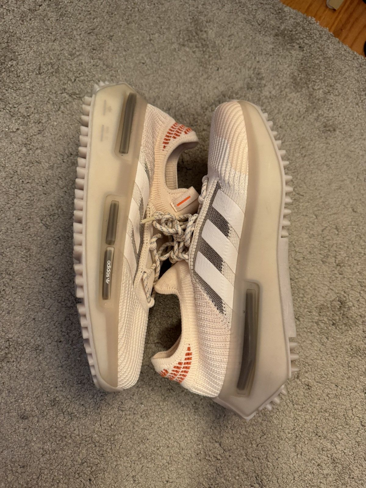 Adidas NMD s1 Wonder Taupe Bliss Orange size 9.5 Size US 9.5 / EU 42-43 - 5 Thumbnail