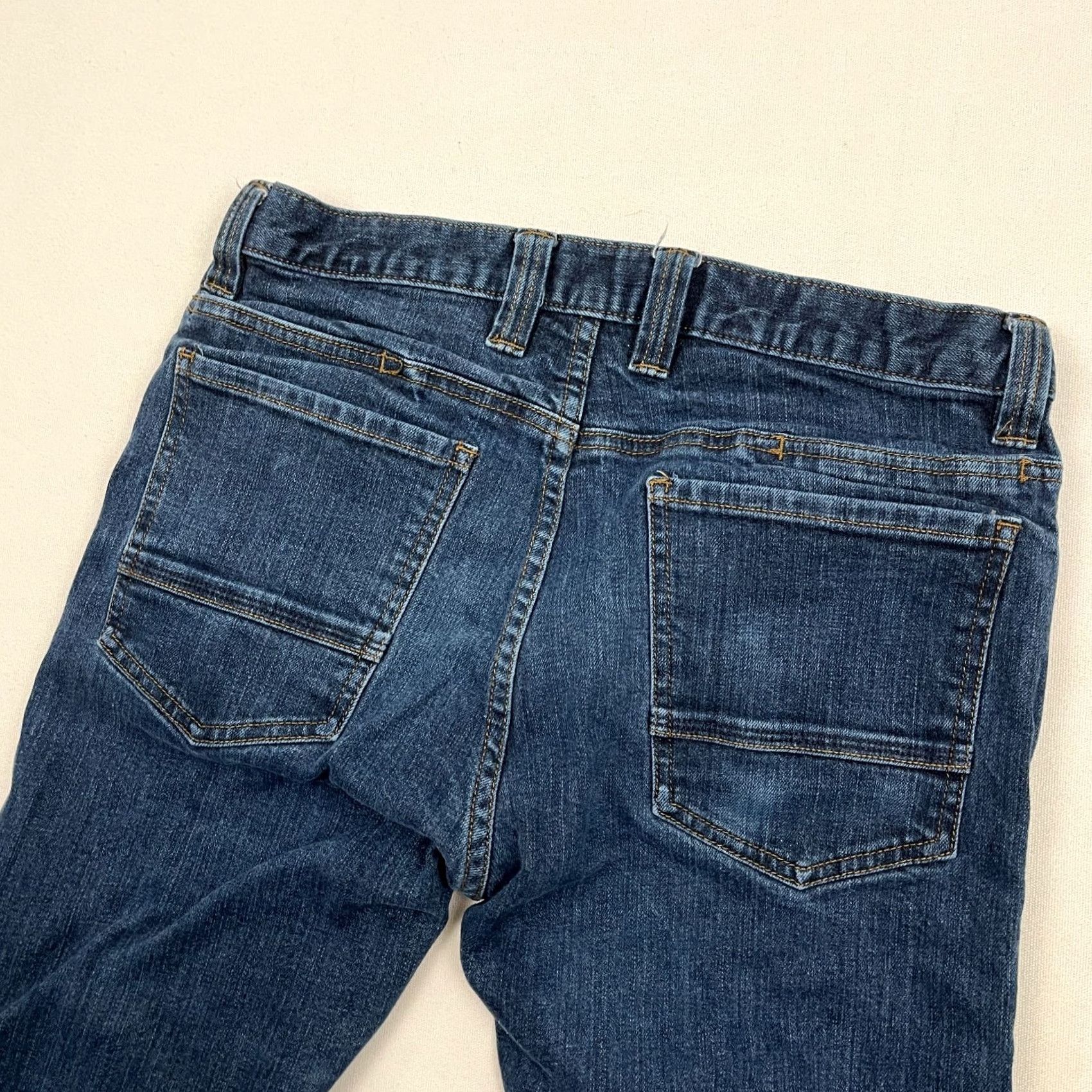 Vintage TAD Intercept Jeans Mens 31 x 31 Blue Dark Wash Denim Button Zip Belt Loops 5-Pocket Regular Rise Straight Pants Jeans Size US 31 - 6 Thumbnail