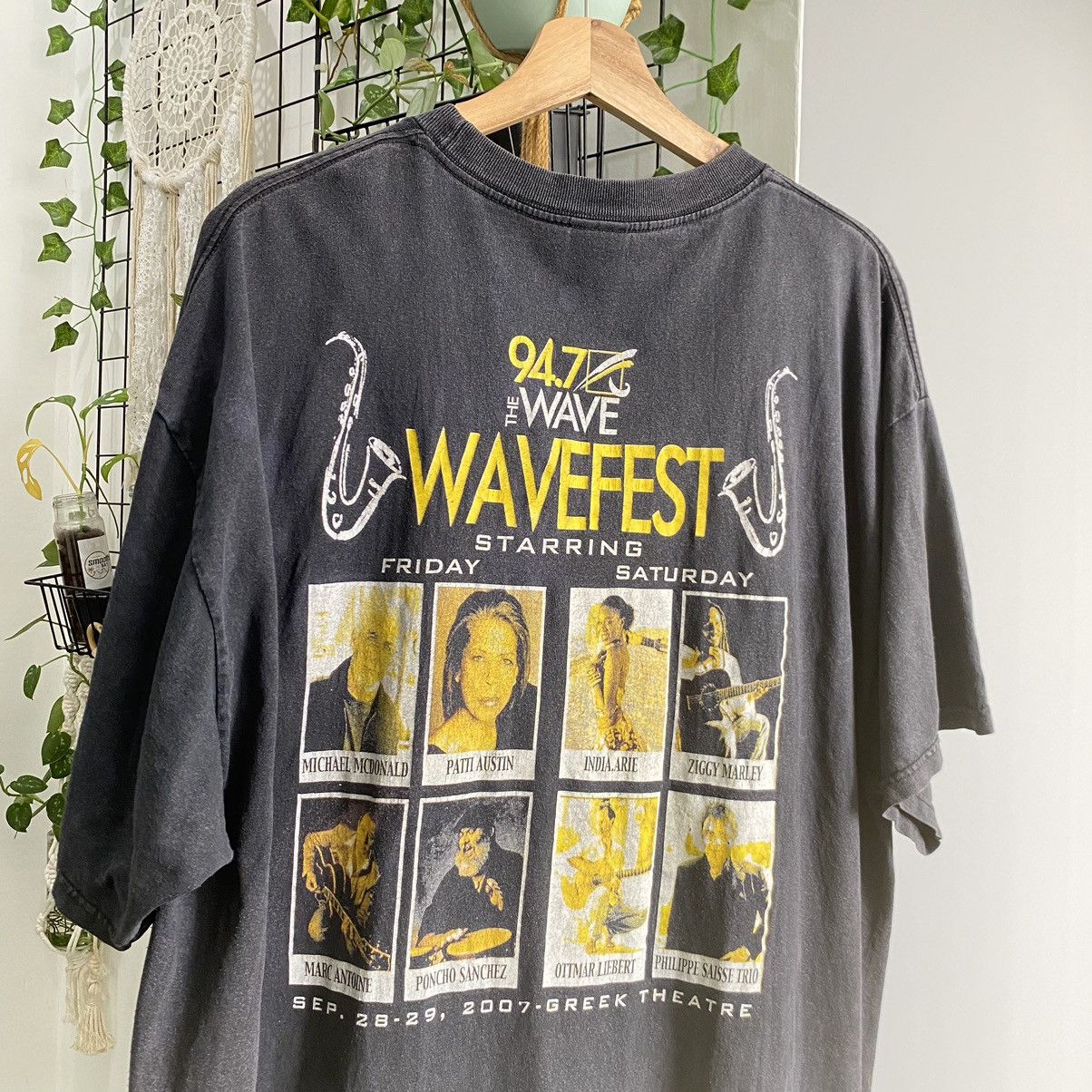 Band Tees Thrashed Faded Vintage Y2K The Wavefest ERD GRUNGE TEE Size US XXL / EU 58 / 5 - 2 Thumbnail