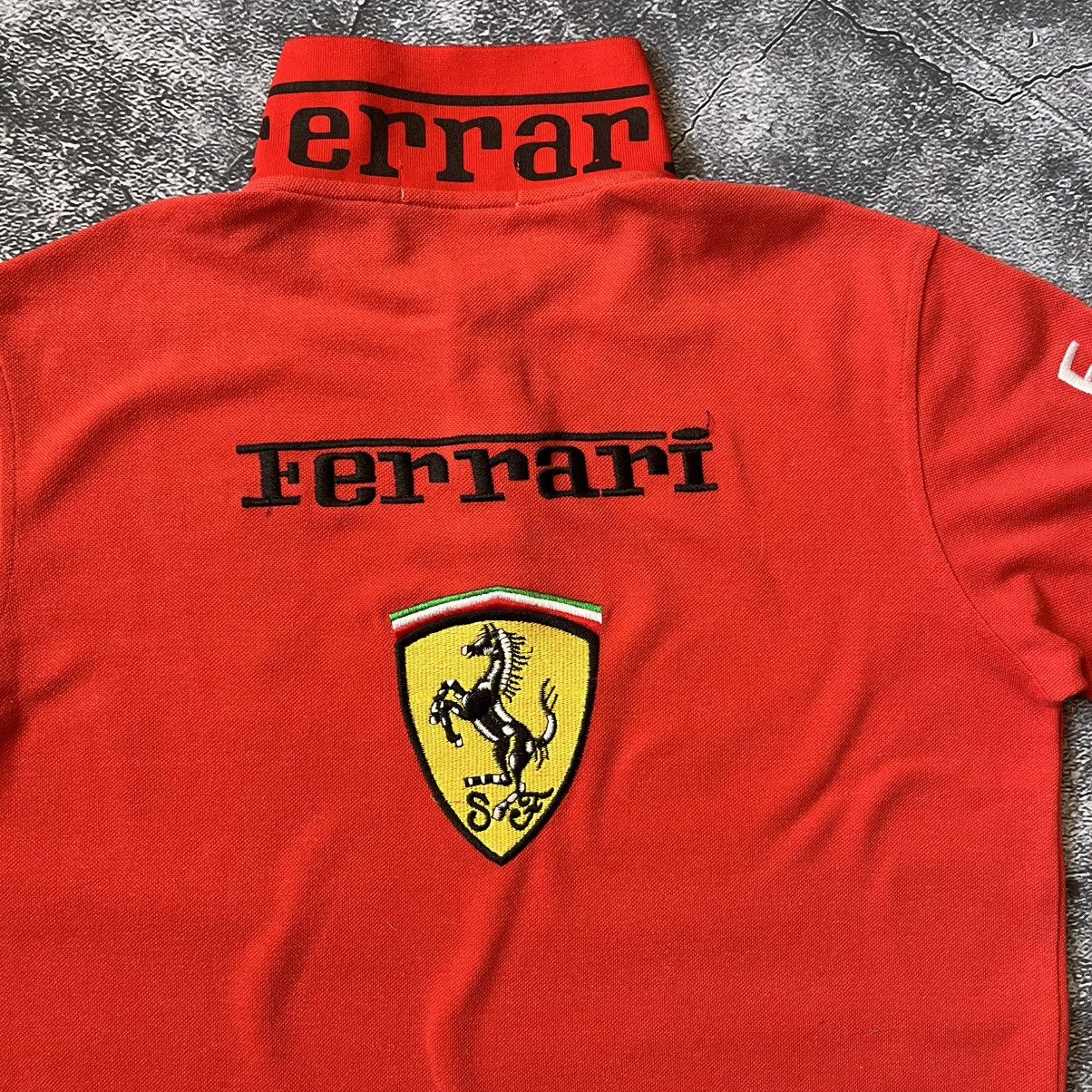 Ferrari Vintage Ferrari Polo Shirt Men’s Size L Big Logo Racing Size US M / EU 48-50 / 2 - 6 Thumbnail