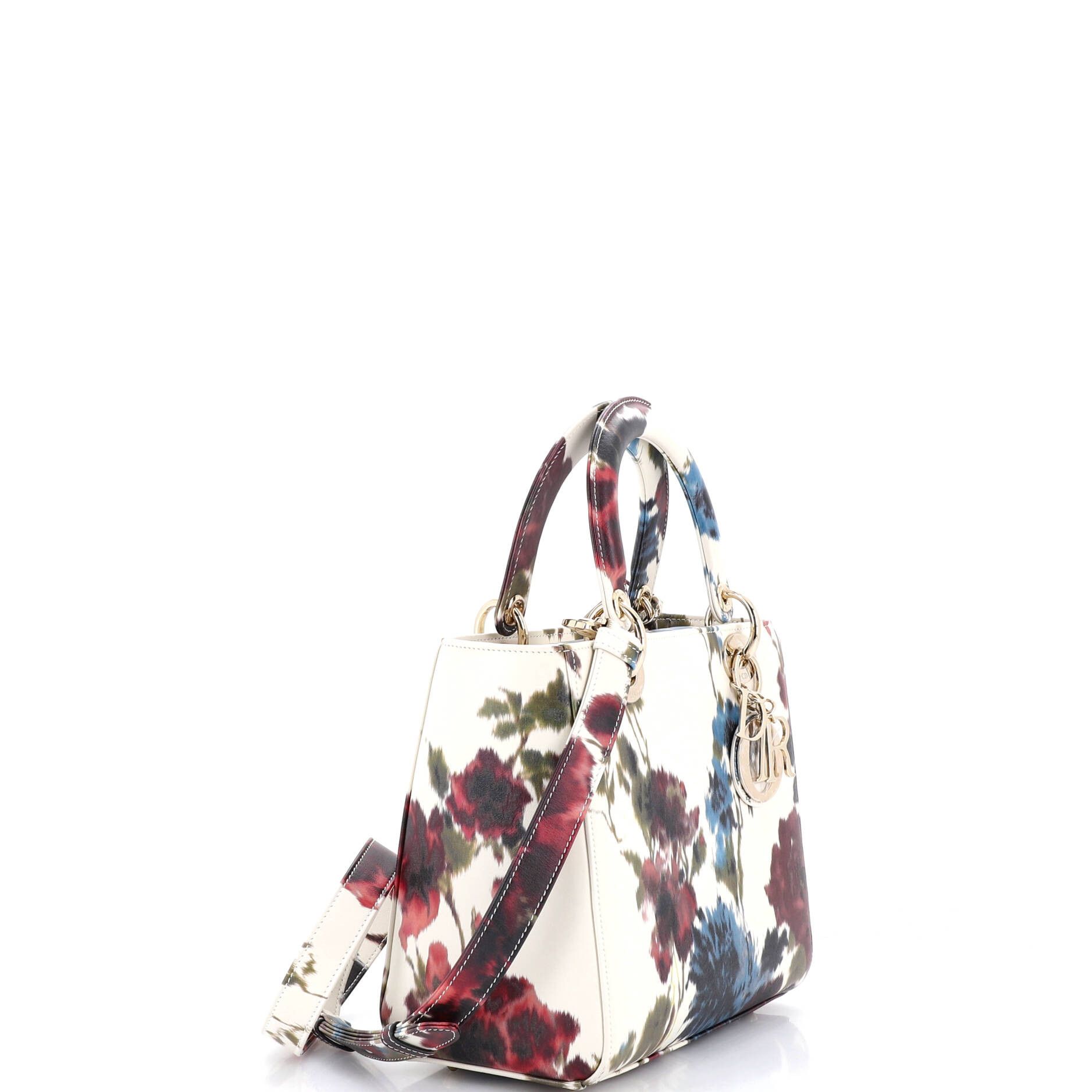 Dior Lady Dior Bag Floral Printed Lambskin Medium Size ONE SIZE - 1 Thumbnail