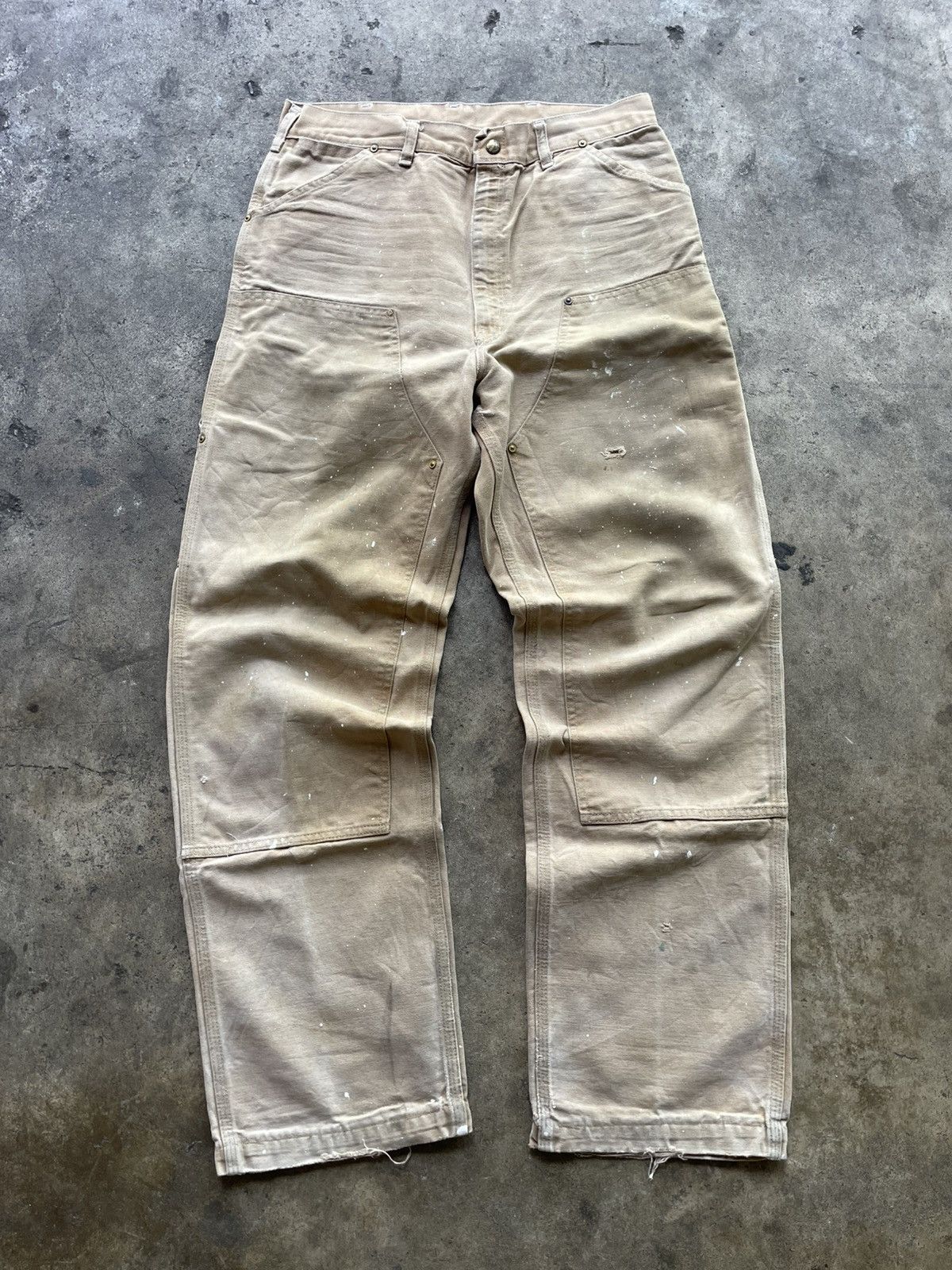 Carhartt × Vintage Carhartt double Knee 80s Size US 34 / EU 50 - 1 Thumbnail