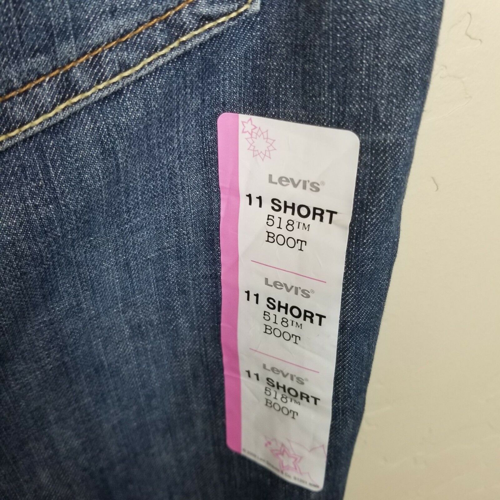 Levi's Vintage Y2K Levis 518 Super Low Bootcut Jeans Juniors 11 Size 32" / US 10 / IT 46 - 7 Thumbnail