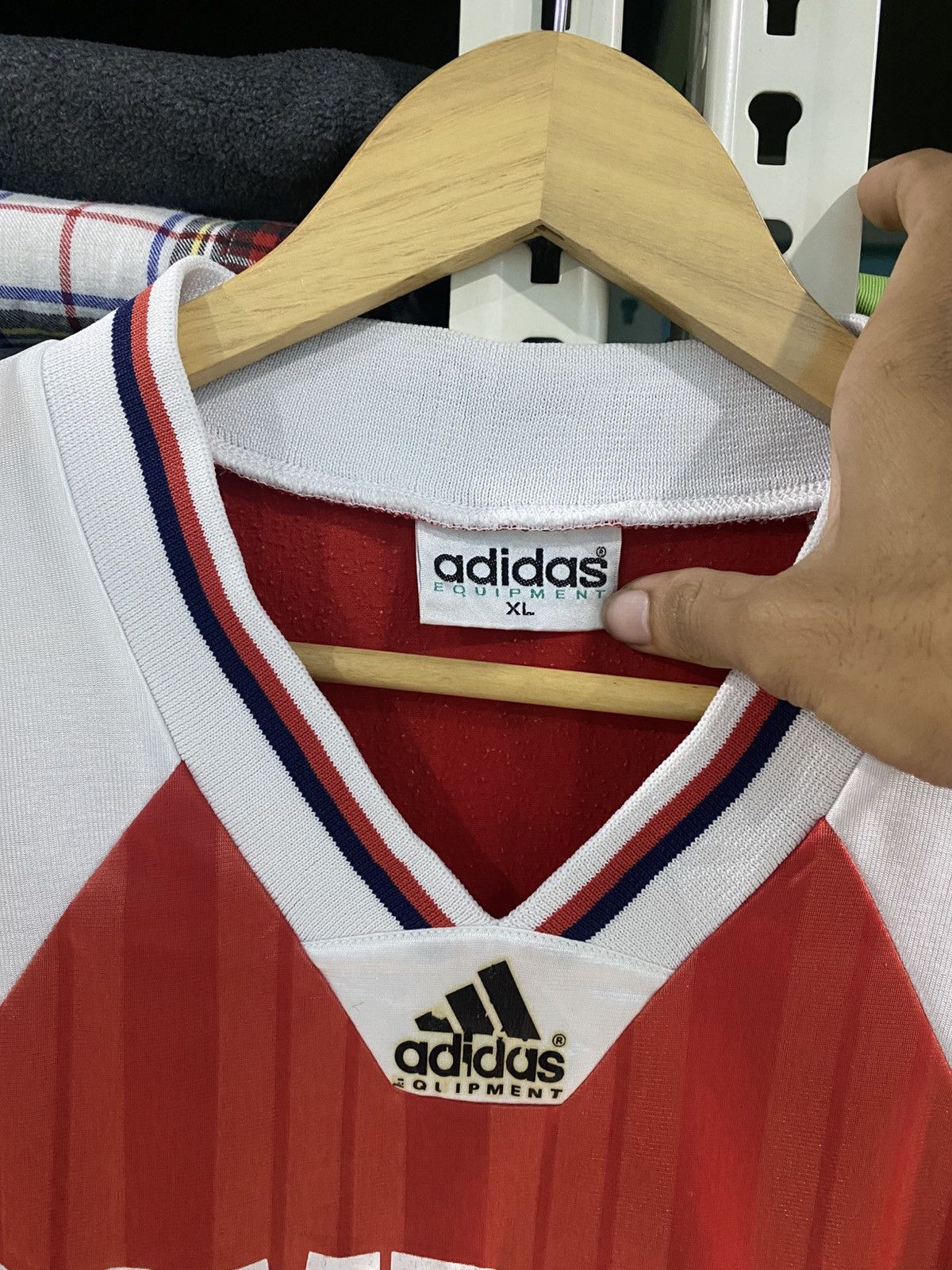 Adidas Vintage Adidas Equipment Arsenal Template Jersey 1994 Size US XL / EU 56 / 4 - 7 Thumbnail