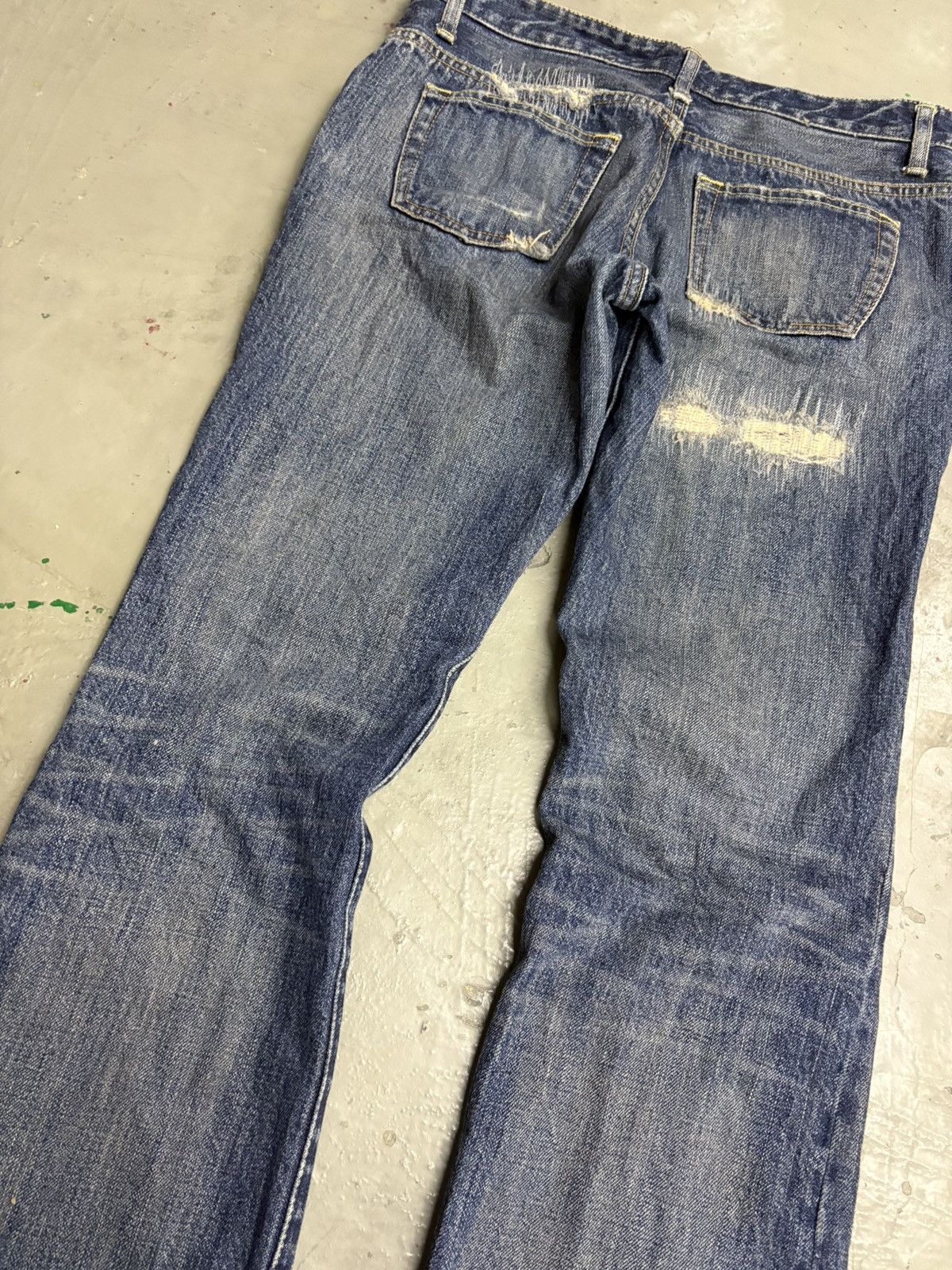 Johnbull JOHNBULL COMPANY Multi Pocket Wash Unique Two Tone Jeans Size US 32 / EU 48 - 12 Thumbnail