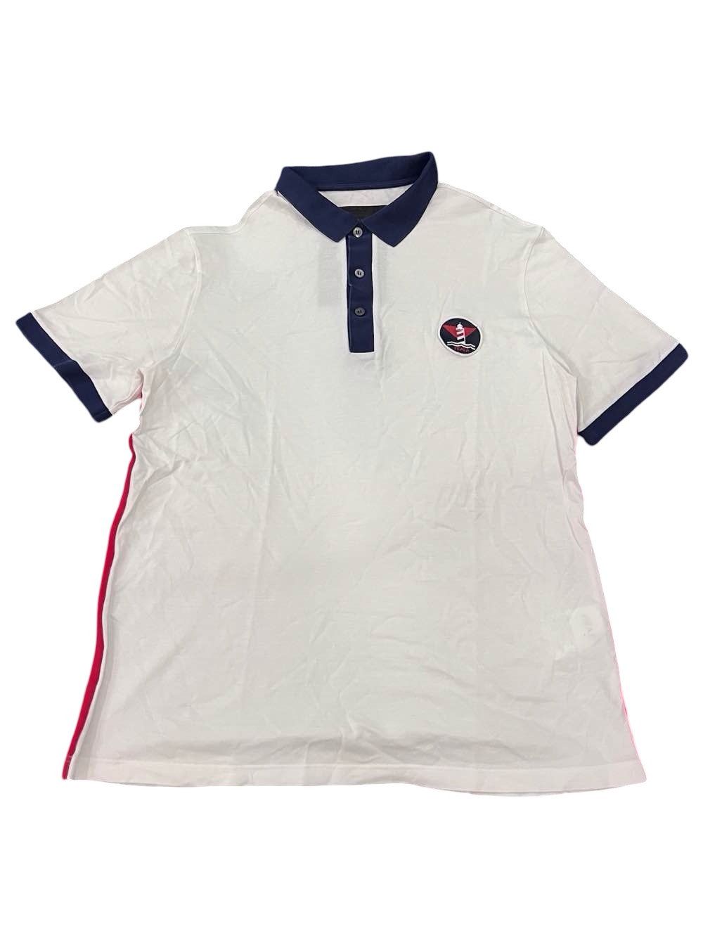 Prada Prada Lighthouse embroidered polo shirt Size US XXL / EU 58 / 5 - 1 Thumbnail
