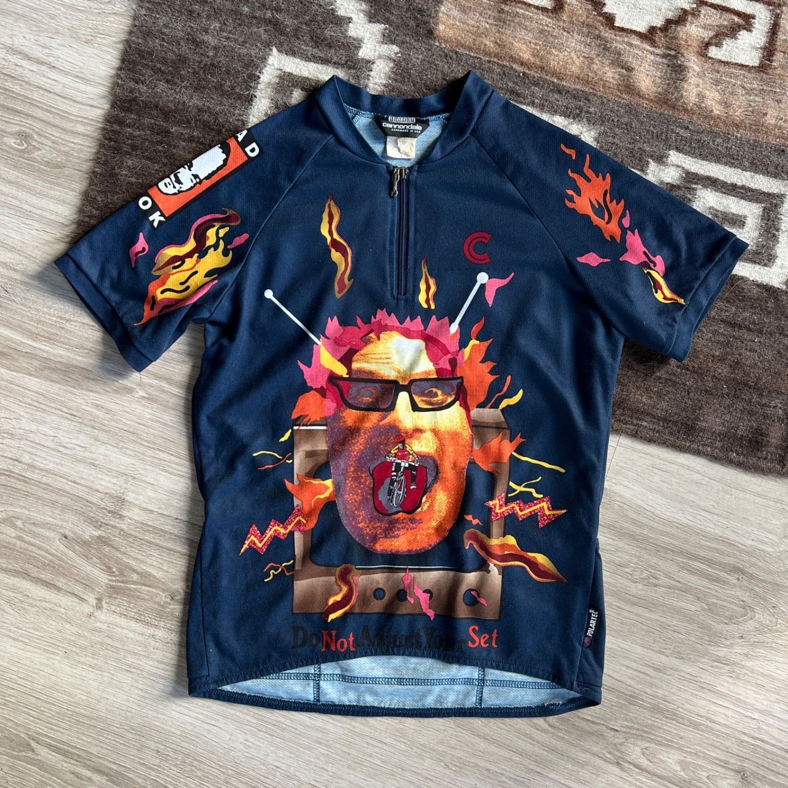 Bicycle Cannondale Head Shock Vintage Cycling Jersey 9958AC Size US M / EU 48-50 / 2 - 1 Thumbnail
