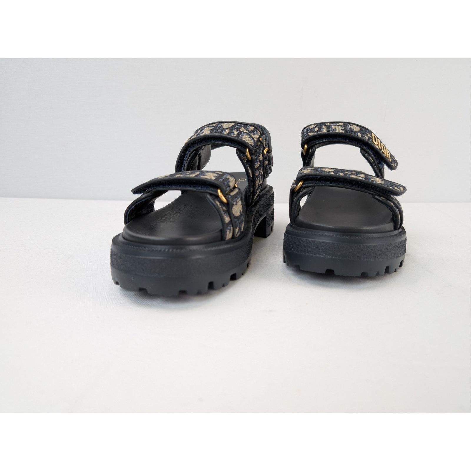 Dior o1rshd1 Oblique Fabric canvas Dioract platform sandal black Size US 8 / IT 38 - 7 Thumbnail
