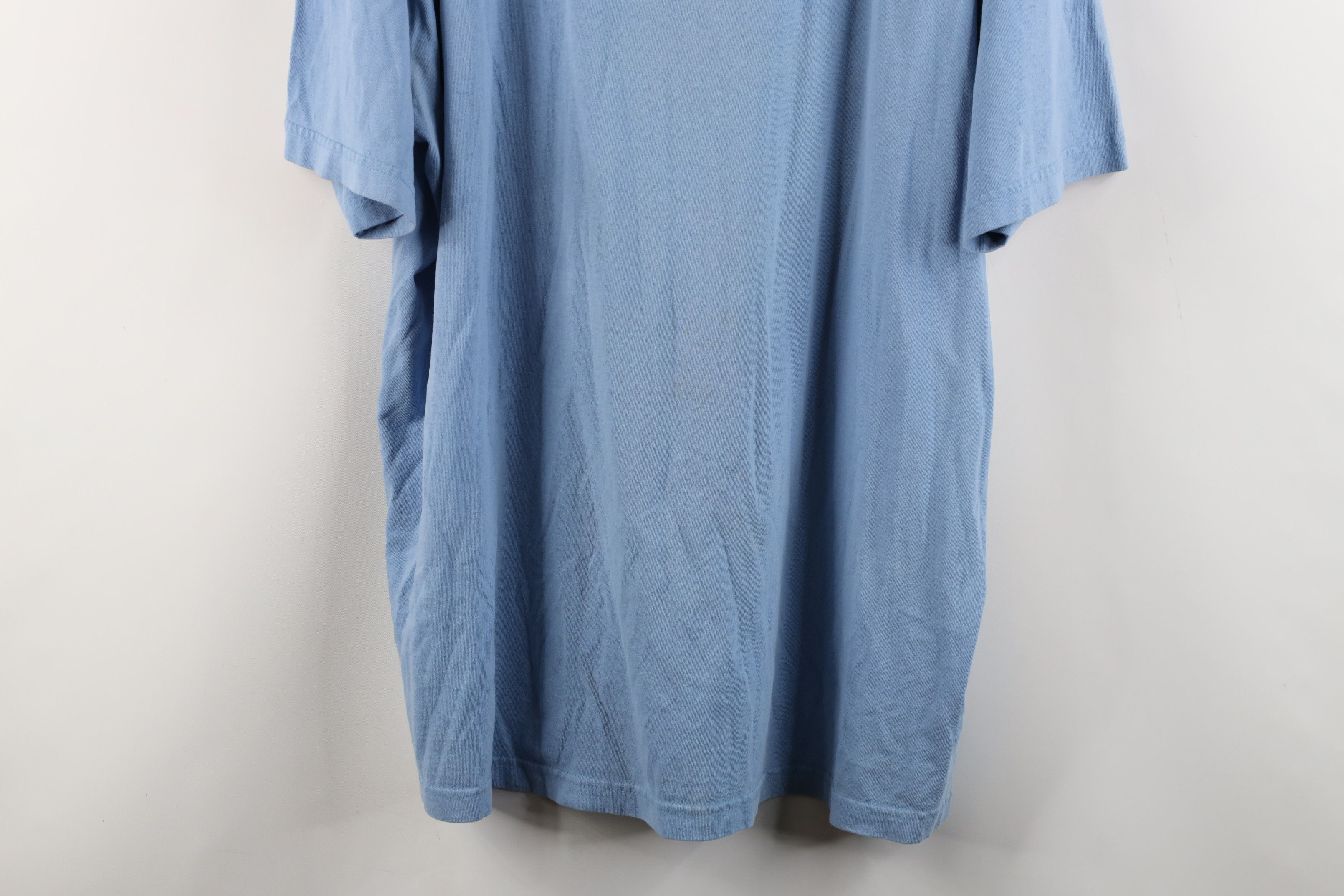 Guess × Vintage Vintage Y2K 2001 Guess Spell Out Stencil T-Shirt Blue Cotton Size US XL / EU 56 / 4 - 3 Thumbnail