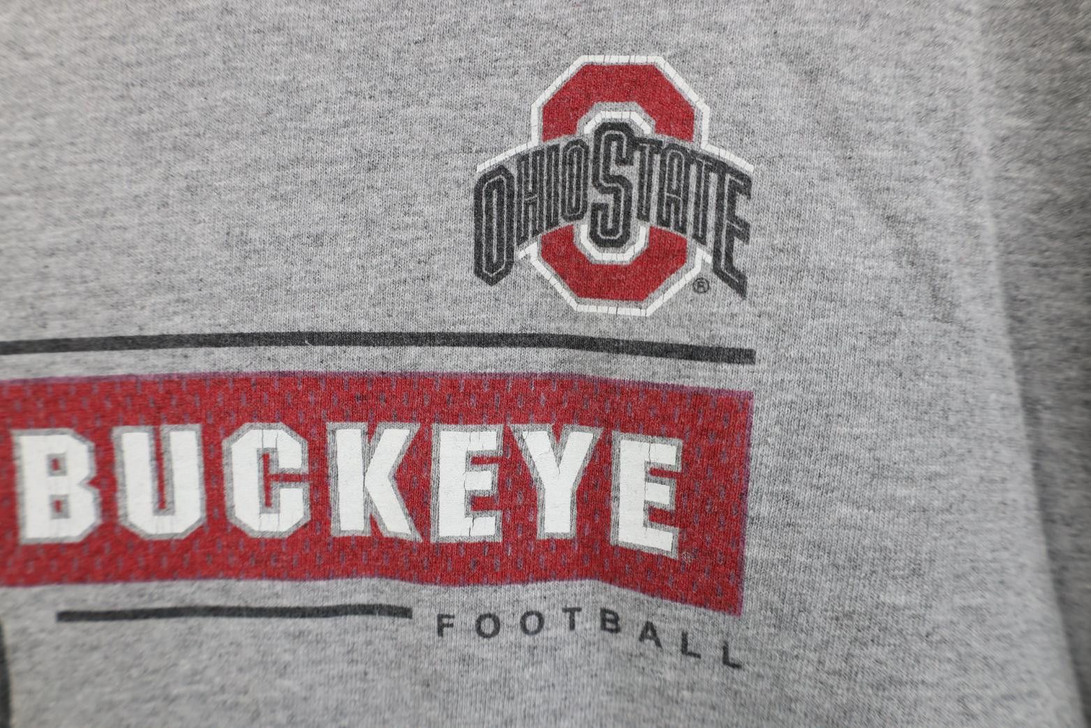 Vintage Vintage 90s Y2K Ohio State University Long Sleeve T-Shirt Size US XXL / EU 58 / 5 - 6 Thumbnail