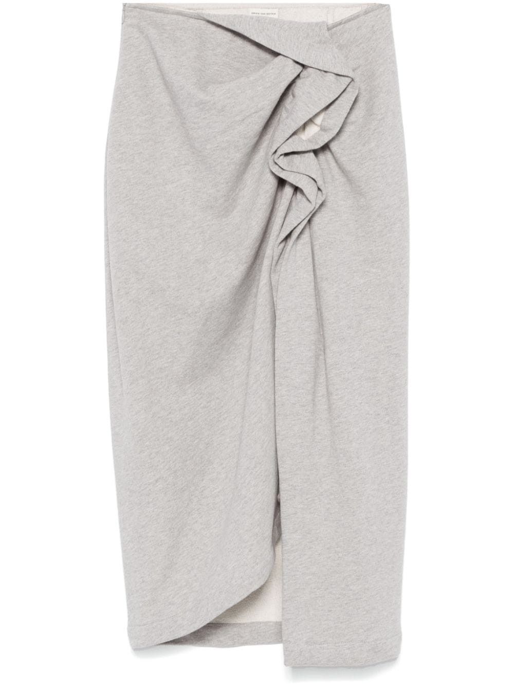 Dries Van Noten ASYMMETRIC MIDI SKIRT Size 27" / US 4 / IT 40 - 1 Thumbnail