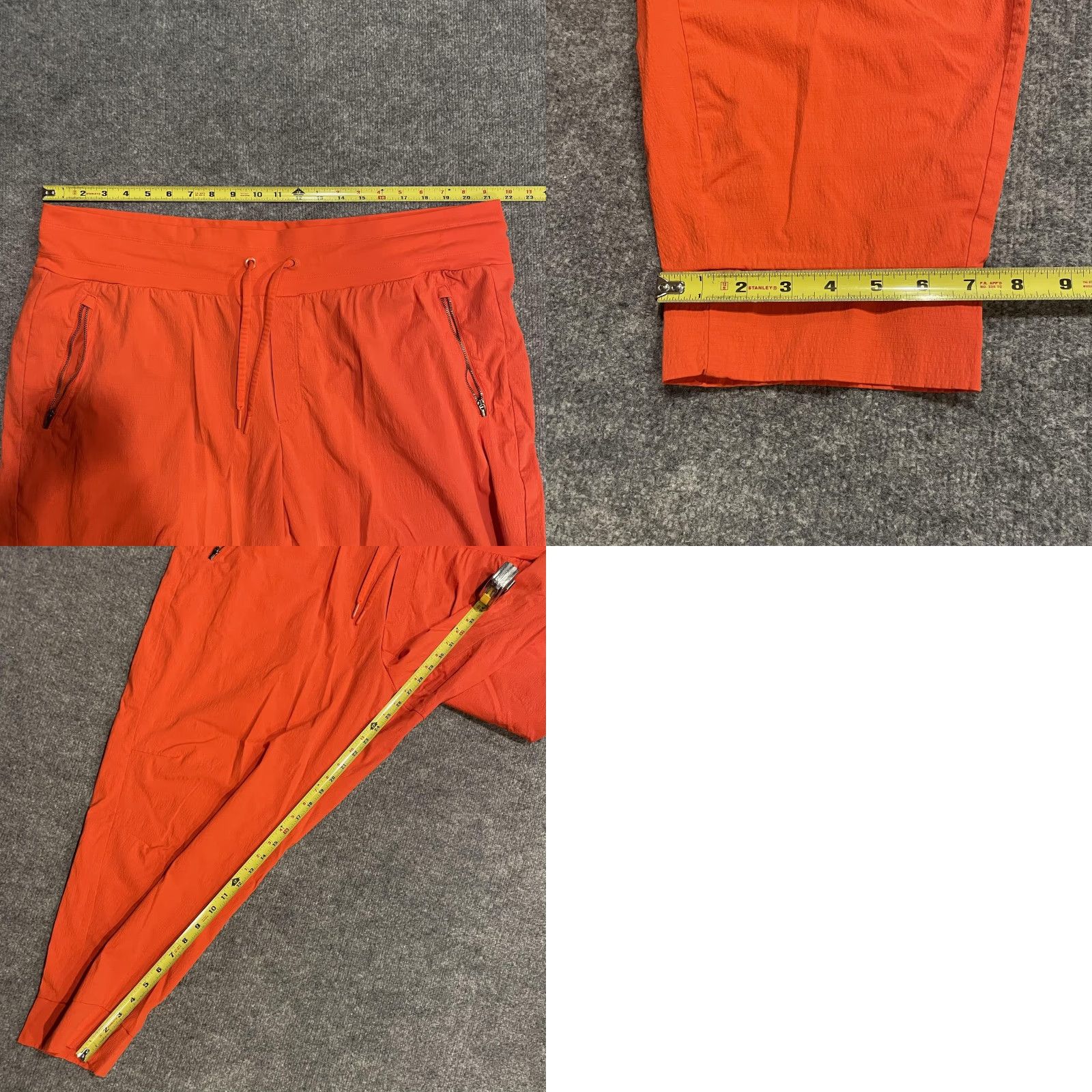 Athleta Athleta Trekkie North Jogger Pants Womens 22 Orange Athletic Drawstring Nylon Spandex Pockets 26 In Inseam -- Plus Size? Size 40" / US 18 - 9 Thumbnail